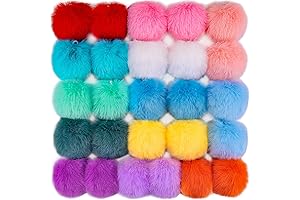 BQTQ 26 Pieces Pom Pom Tassels for Bags: The Perfect Accessory for...