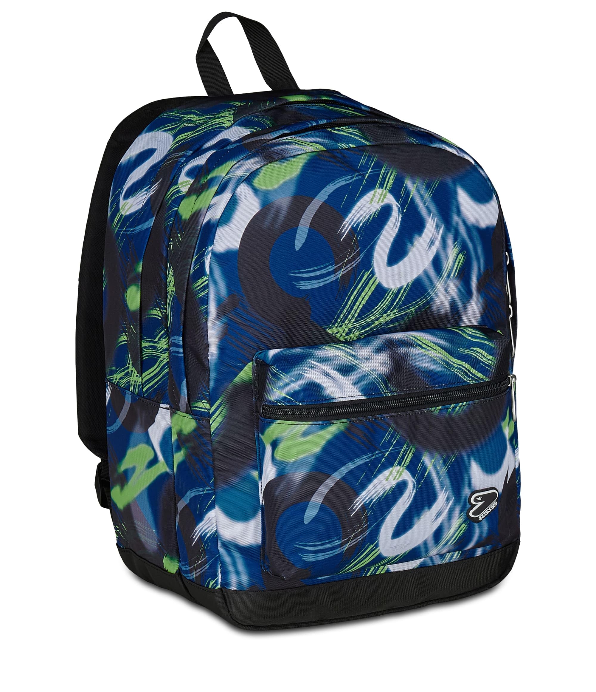 Seven Zaino Scuola Pro XXL con Cuffie Wireless, Blu, Tasca Interna Porta PC, 32 L, Scuola Media e Superiore, Zaino Ragazzo