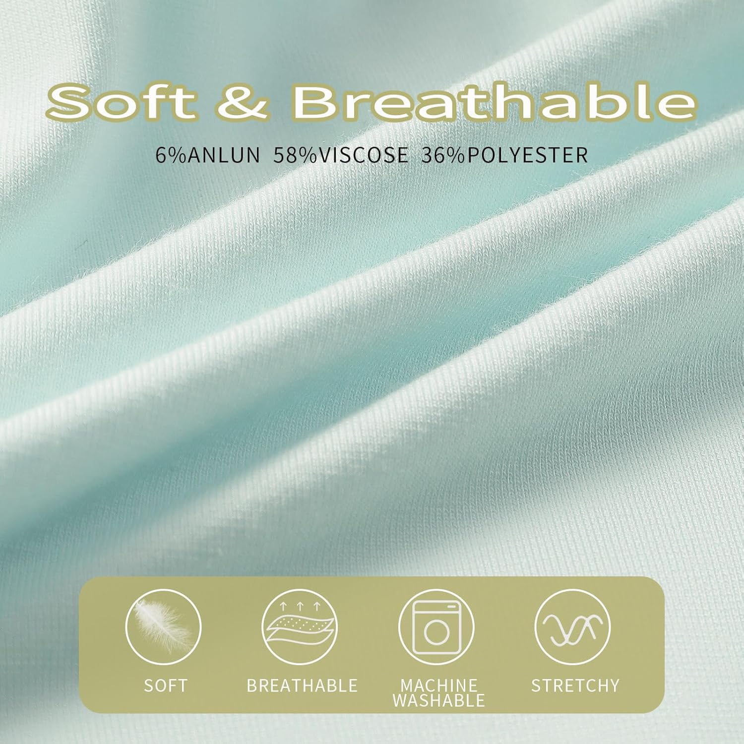 Womens High Waisted Tummy Control Underwear Full Coverage Comfort Briefs Moisture-Wicking Seamless Panties MultiPack - Image 5