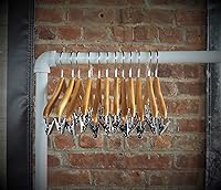 Vista 6 de NAHANCO MINI6RC - Percha superior de madera, mini con clips, 6 pulgadas, acabado natural (paquete de 100)