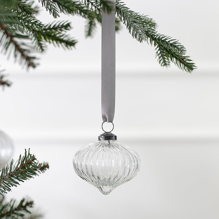 Ribbed glass christmas tree Clearance