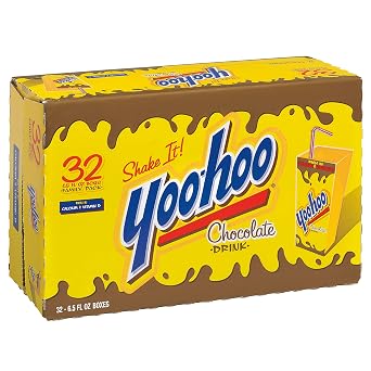 Yoo-hoo Chocolate Drink, 6.5 fl oz boxes, 32 pack