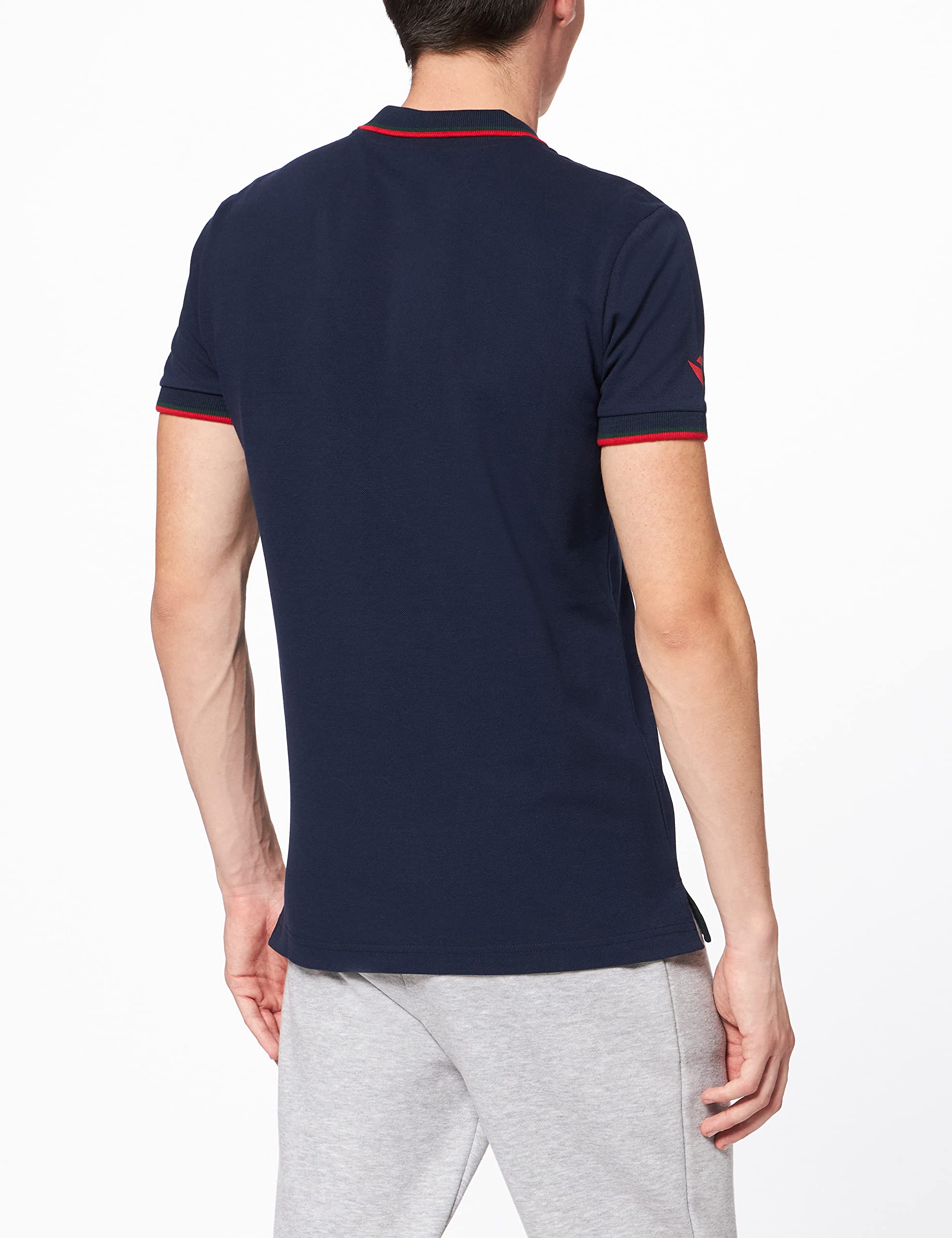 Macron Merchandising Ufficiale Polo de algodón piqué línea Fan Bologna FC 2021/22 Unisex Adulto