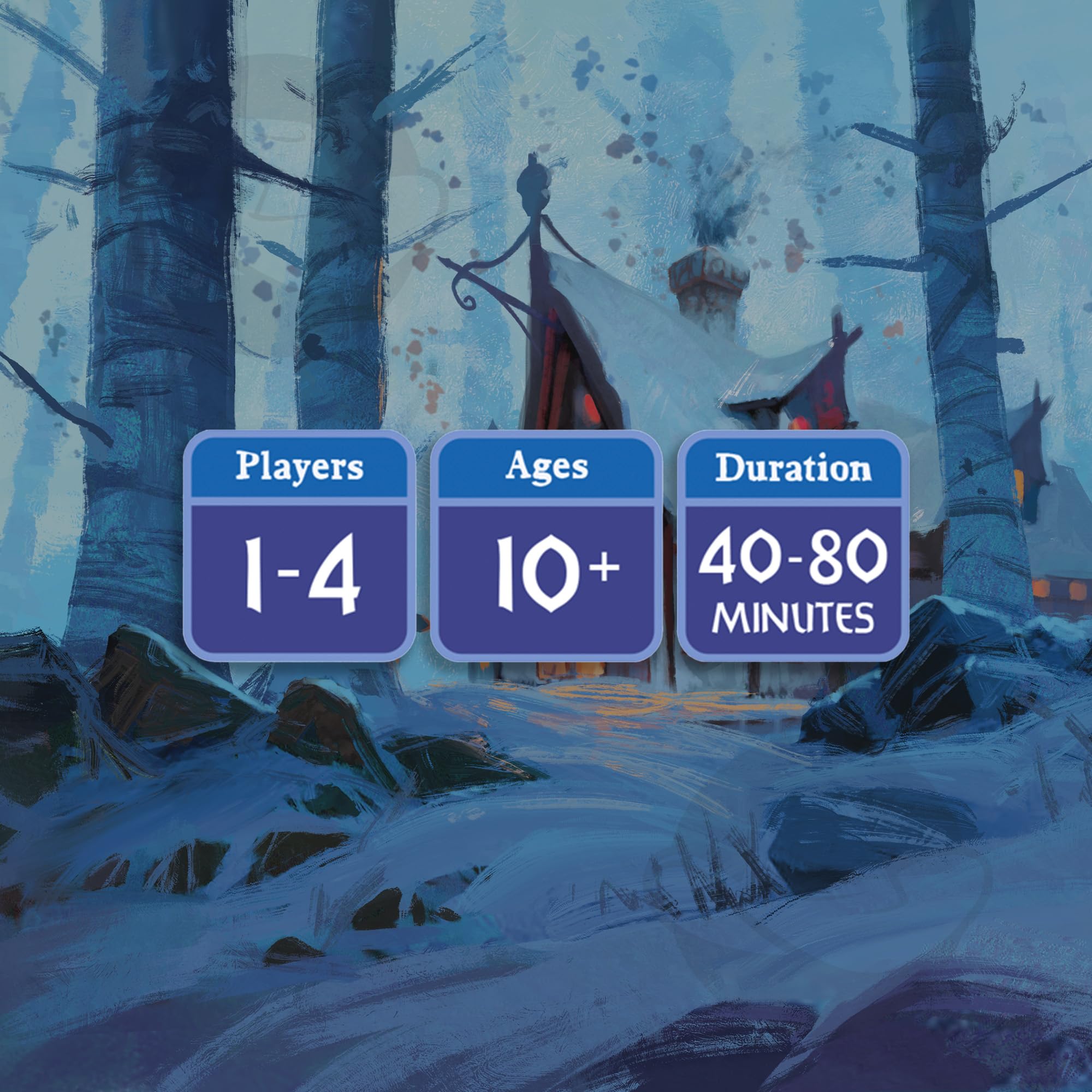 Starling Games | Everdell: Silverfrost Essentials Edition | Gra planszowa | Wiek 10+ | 1-4 graczy | Czas gry 40-80 minut