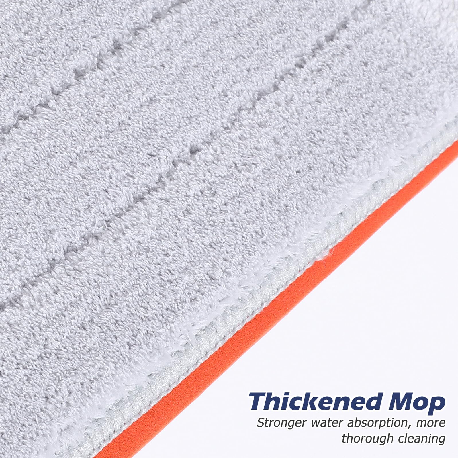 ifundom Trapeador Plano de Microfibra Escurridor 360 Grados y Raspador de Agua para Limpieza en Suelos de PVC y Aleación