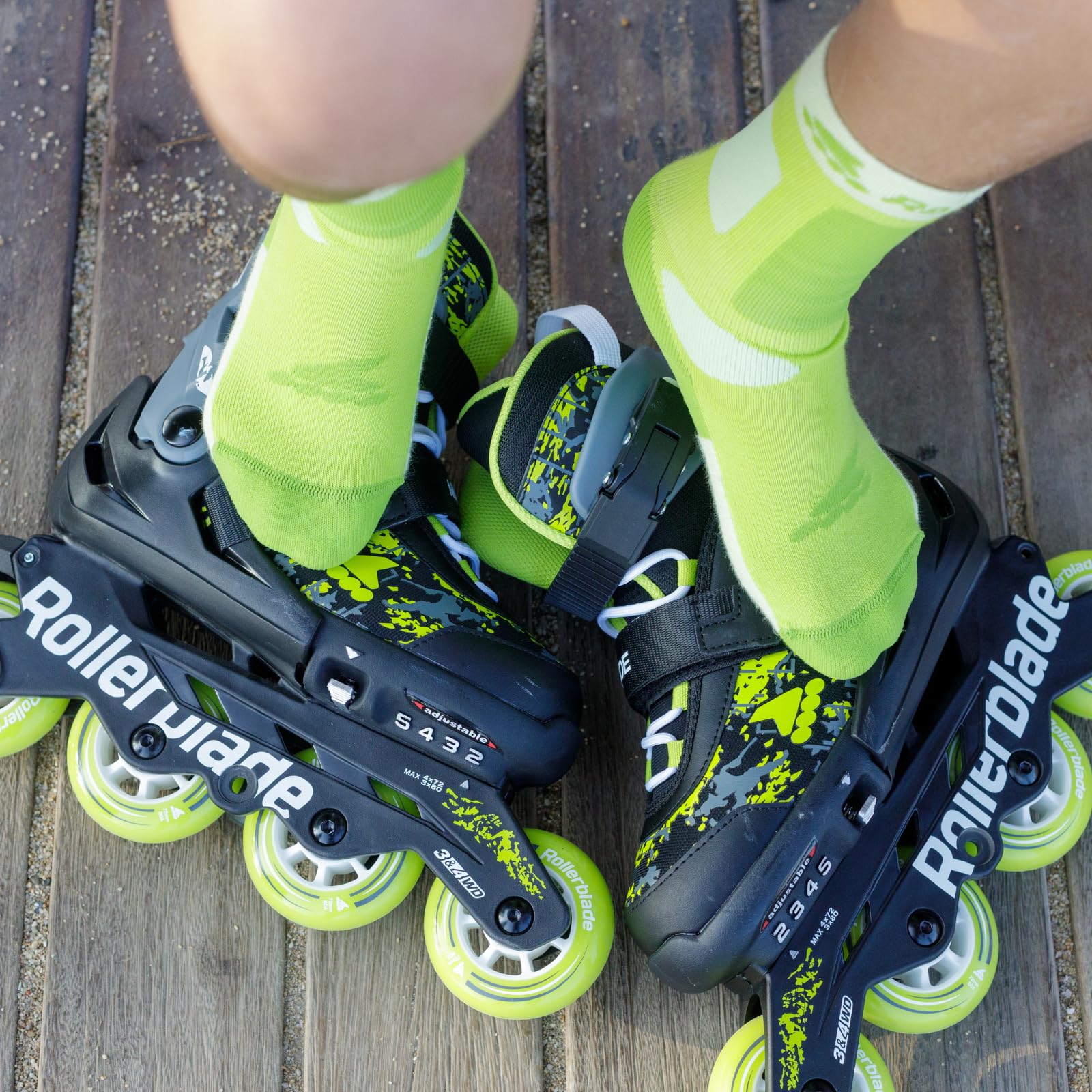 Rollerblade Kids Socks Calcetines de patines en línea Niños Pack de 1