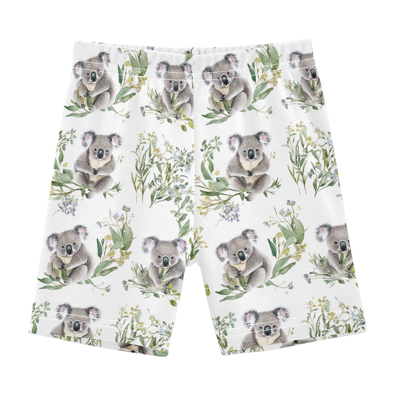 Teen Girls Shorts Elastic Cotton Compression Shorts Rash Guard for Vacation 6T Beauty Koala