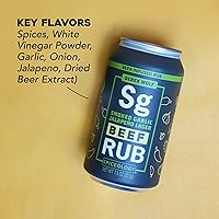 Vista 7 de Spiceology y Derek Wolf - Lager de Ajo Ahumado y Jalapeño - Condimentos y Especias Infusionados en Cerveza - Uso en: Carne de Res, Ensalada