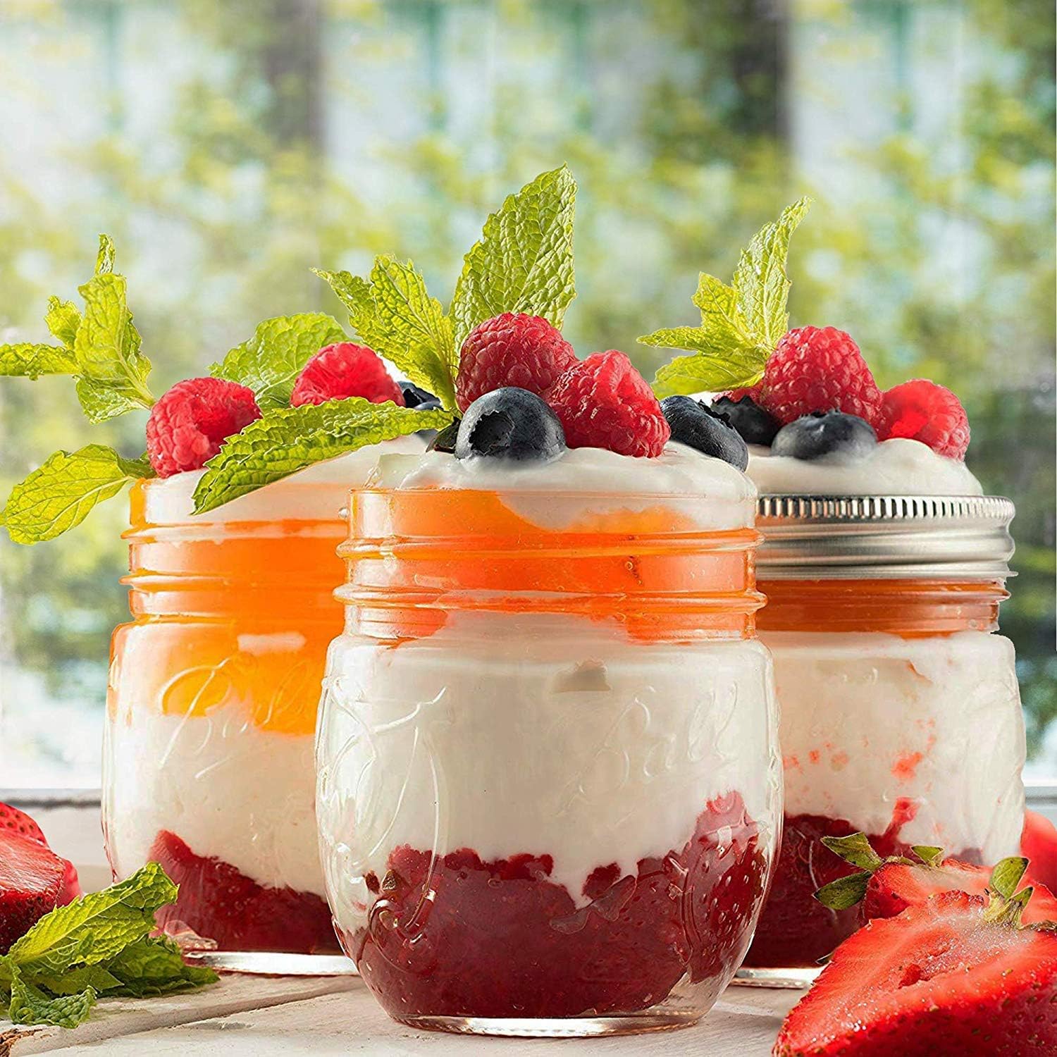 SEWANTA Regular Mouth Mason Jar 8 oz