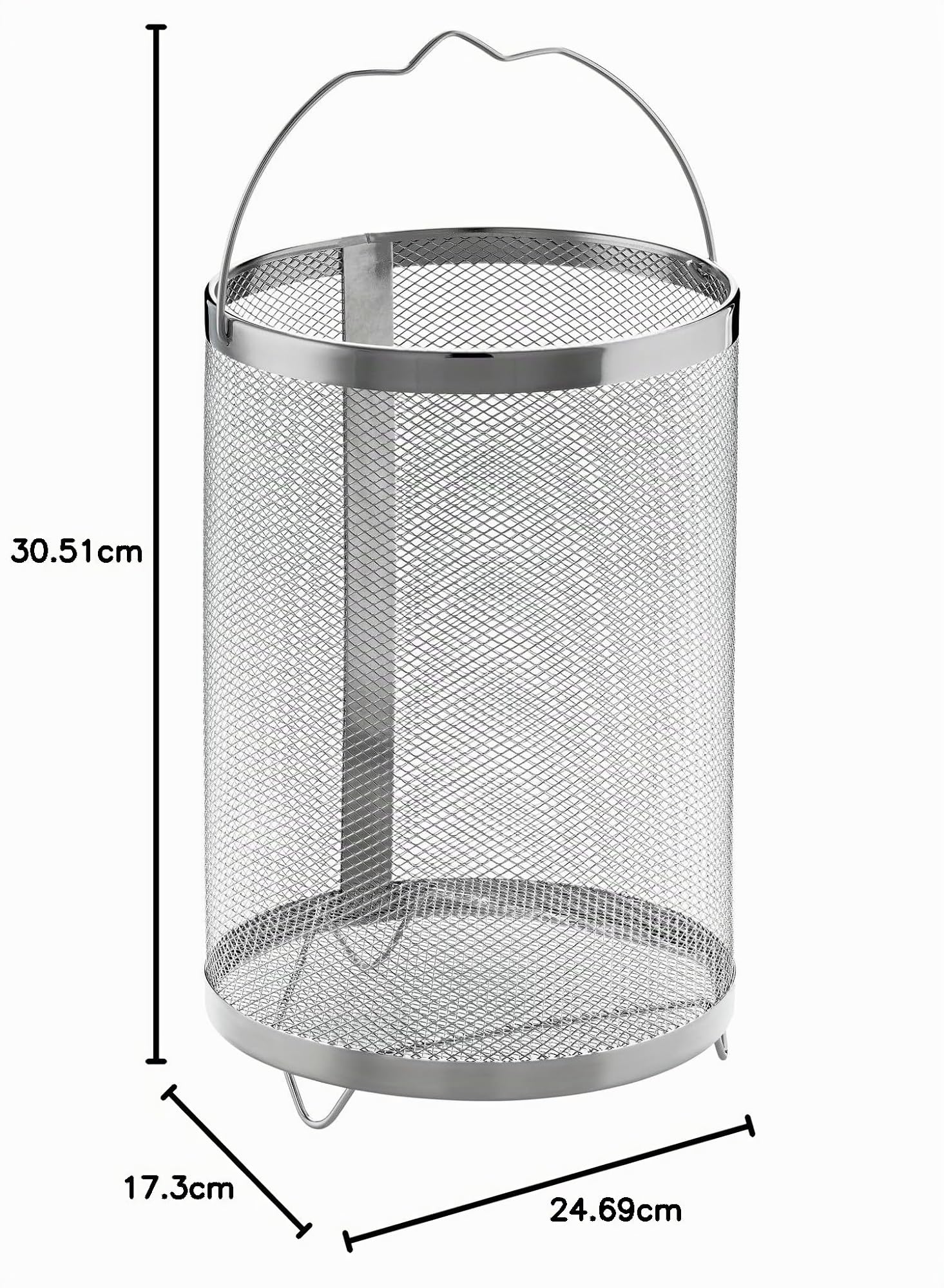 RÖSLE ELEGANCE pentola per la pasta e asparaghiera, per la preparazione di pasta e verdure, 4,5 litri, acciaio inox 18/10, con scolapasta, adatta ai piani cottura a induzione e alla lavastoviglie