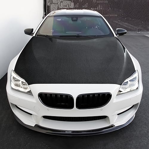 Miniatura 9 de EZAUTOWRAP - Adhesivo revestidor de vinilo muy brillante de fibra de carbono 7D prémium con juego de herramientas, lámina de calcomanía con