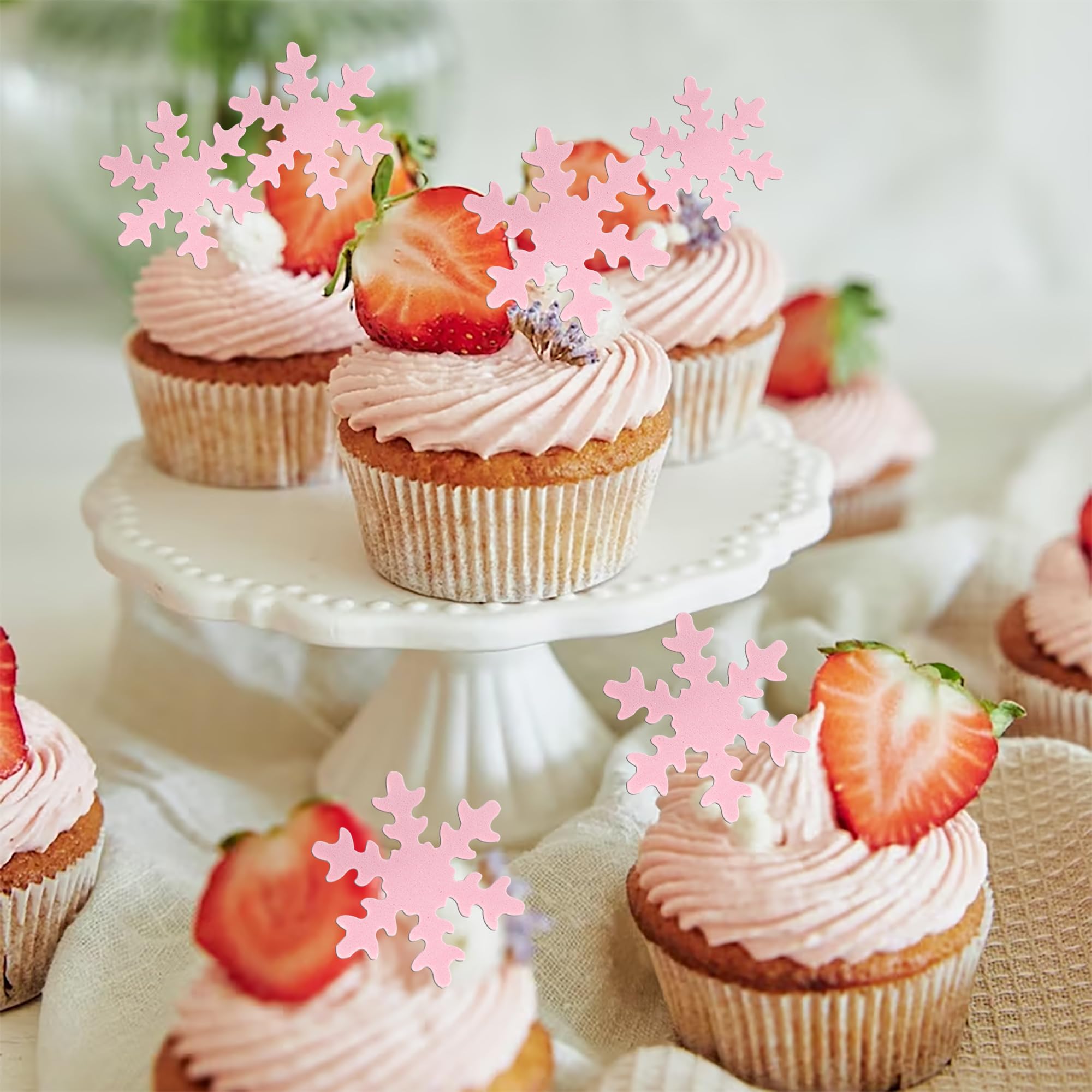 Cupcake Vormpjes Sneeuwvlokken 50x32 (h) mm 36 stuks Cupcake Vormpjes Sneeuwvlokken 50x32 (h) mm 36 stuks