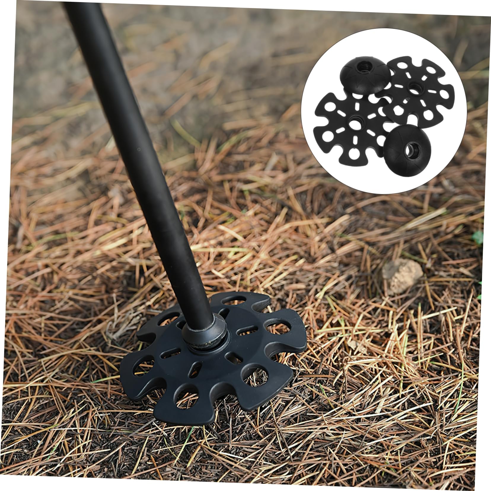 BESPORTBLE 4pièces Embouts pour Bâtons De Randonnée Accessoires De Trekking Antidérapants pour Et Randonnée Montagne