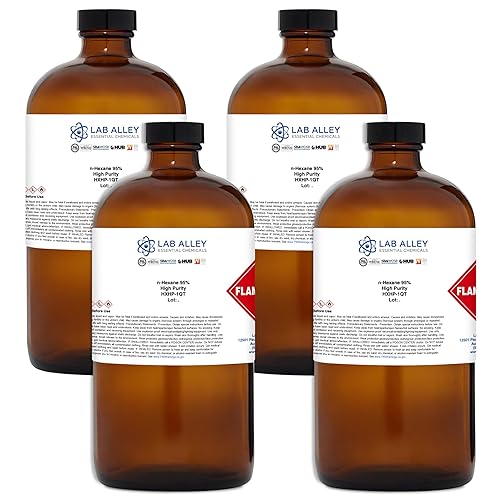 Miniatura 7 de n-Hexane 95% grado de alta pureza, 4 x 1 galón