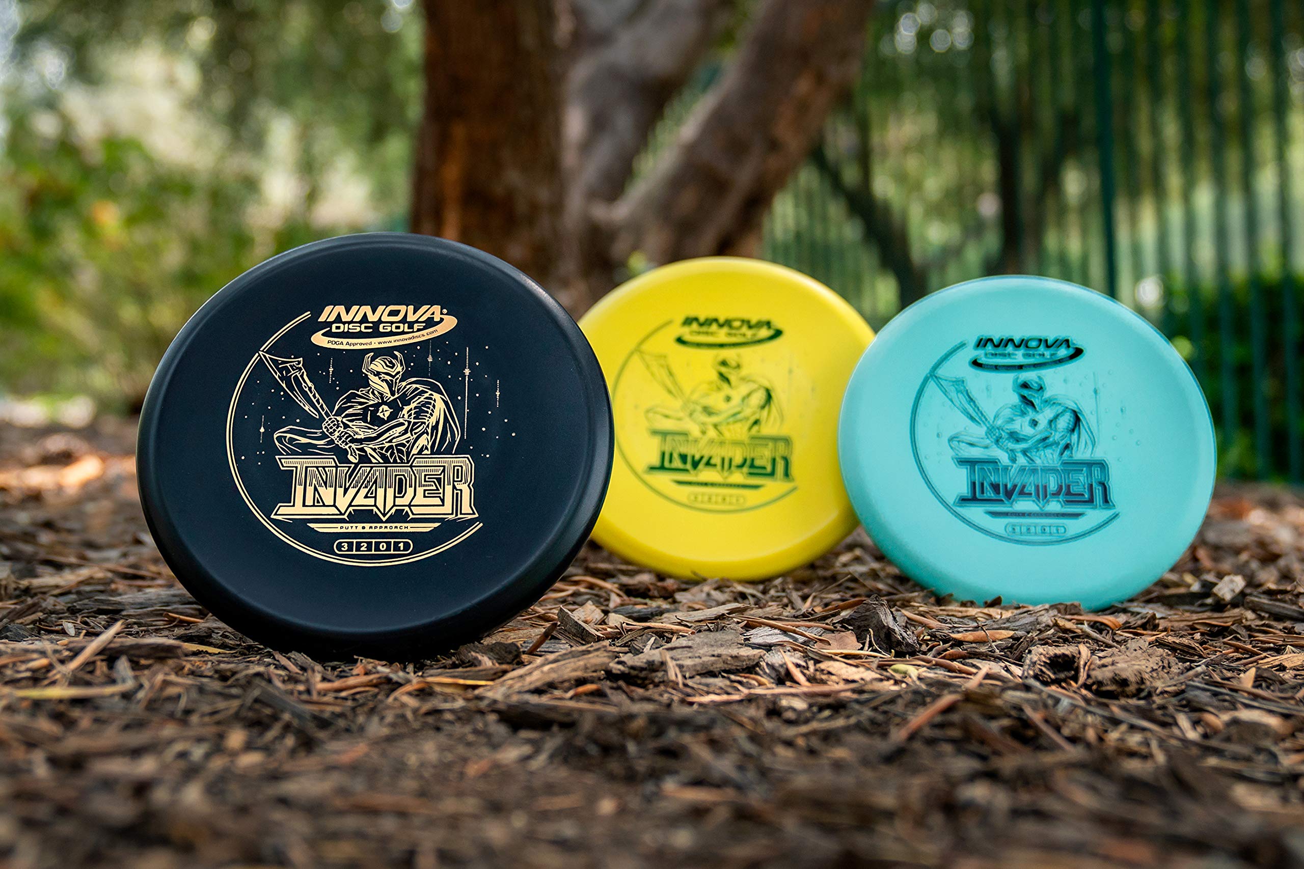 Innova Discs Golf DX Invader Disc Golf Putter and Approach Disc (Colors Will Vary)