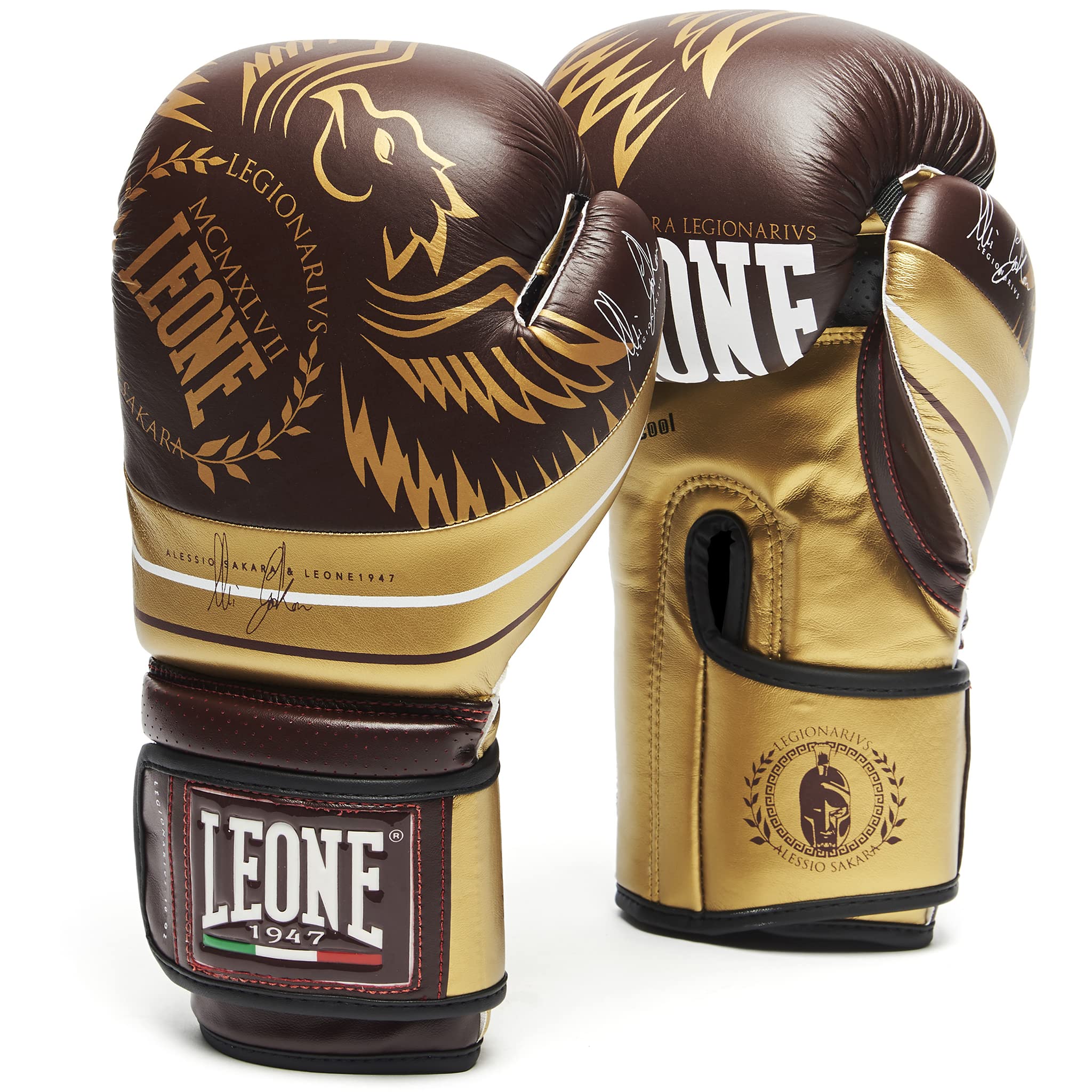 LEONE（レオーネ）製ボクシンググローブ10oz（白/黒）｜スポーツ、レジャー