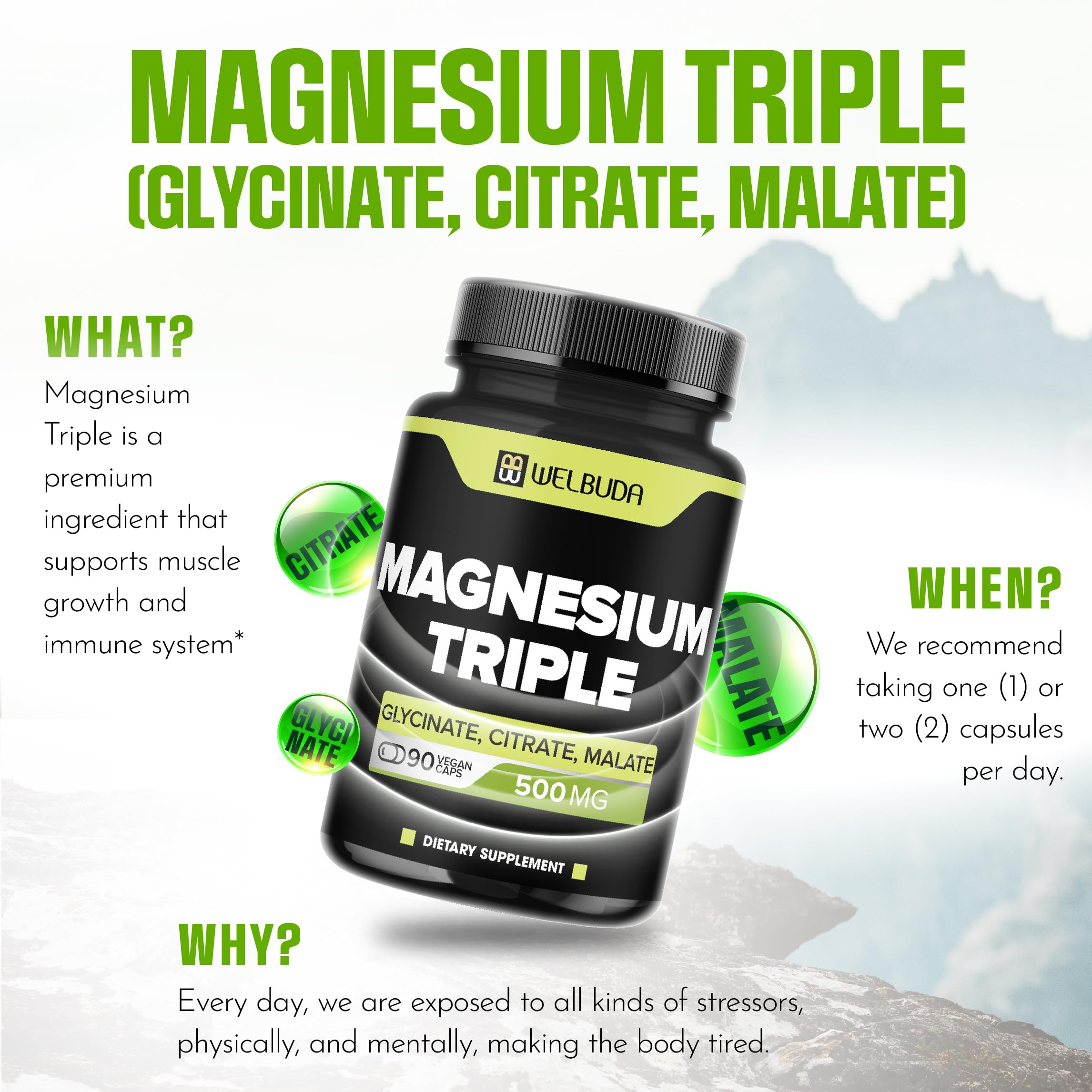 BiOptimizers Magnesium Breakthrough (60 Capsules) And HCL, 56 OFF