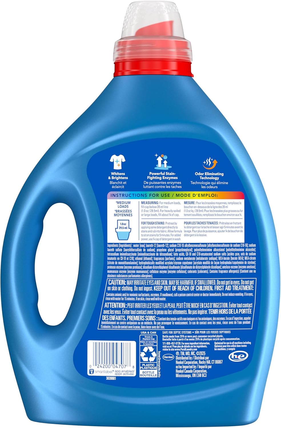 Persil Advanced Clean Oxi+Odor Laundry Detergent, 82 Loads, 82.5 Fl Oz photo 6