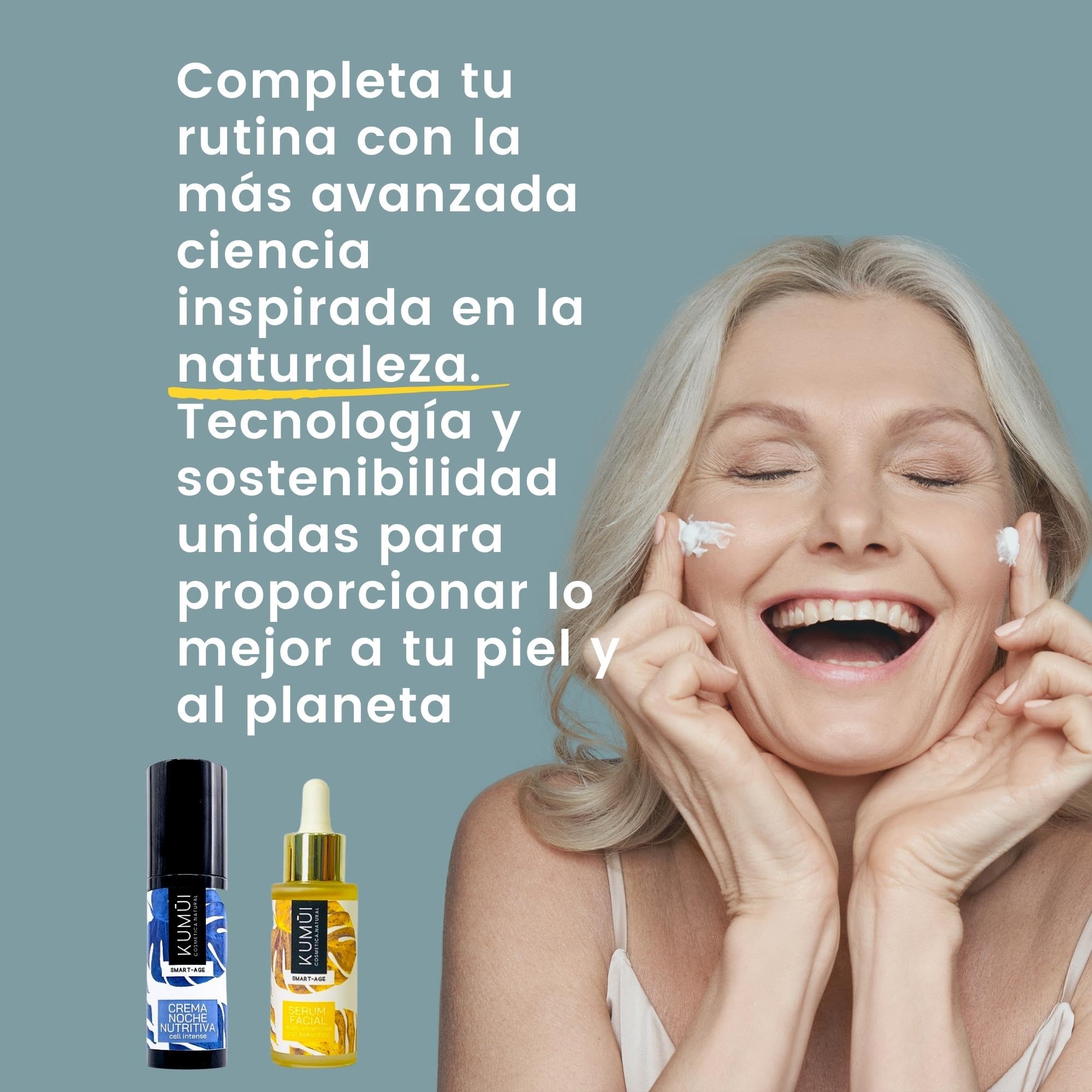 Kumui - Crema Facial Noche Nutritiva Reparadora - Cuidado Natural Antiedad Regeneración Celular - Piel firme, hidratada y luminosa - Certificación Bio y Vegan - Ideal piel madura o sensible - 30 ml