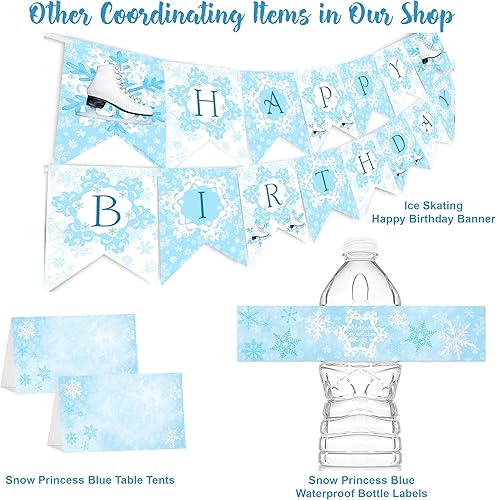 Miniatura 4 de Banderín rosa con texto en inglés "Princess Happy Birthday"