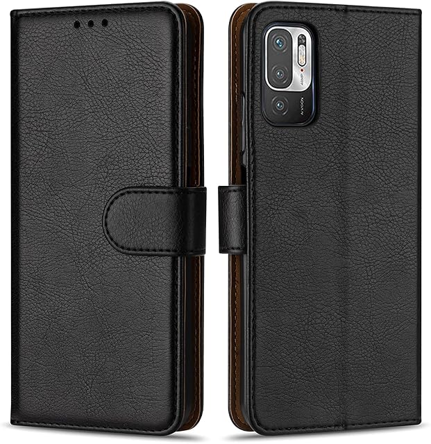 Case Collection Premium Leather Folio Cover for Xiaomi Redmi Note 10 5G Case Magnetic Closure Full Protection Book Design Wallet Flip with [Card Slots] and [Kickstand] for Xiaomi Note 10 5G Phone Case