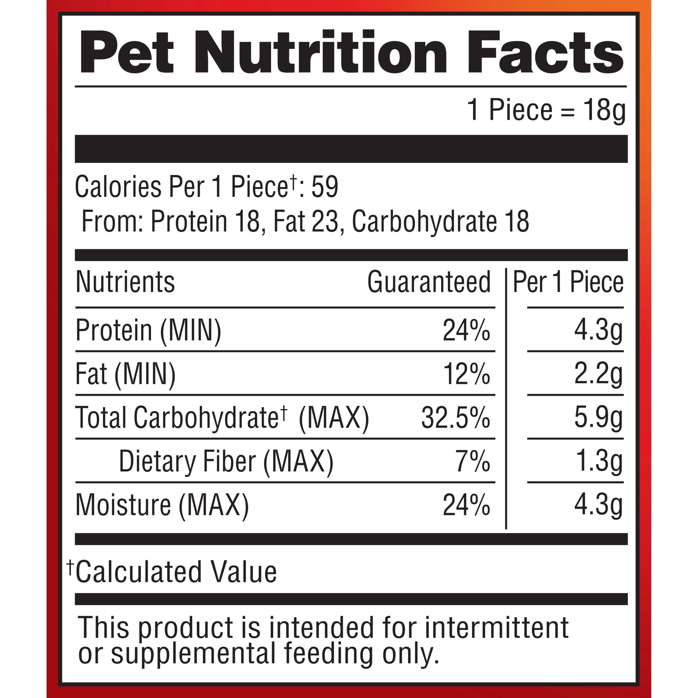 None Original Bacon Flavor Dog Treats, 22.None Ounce Bag