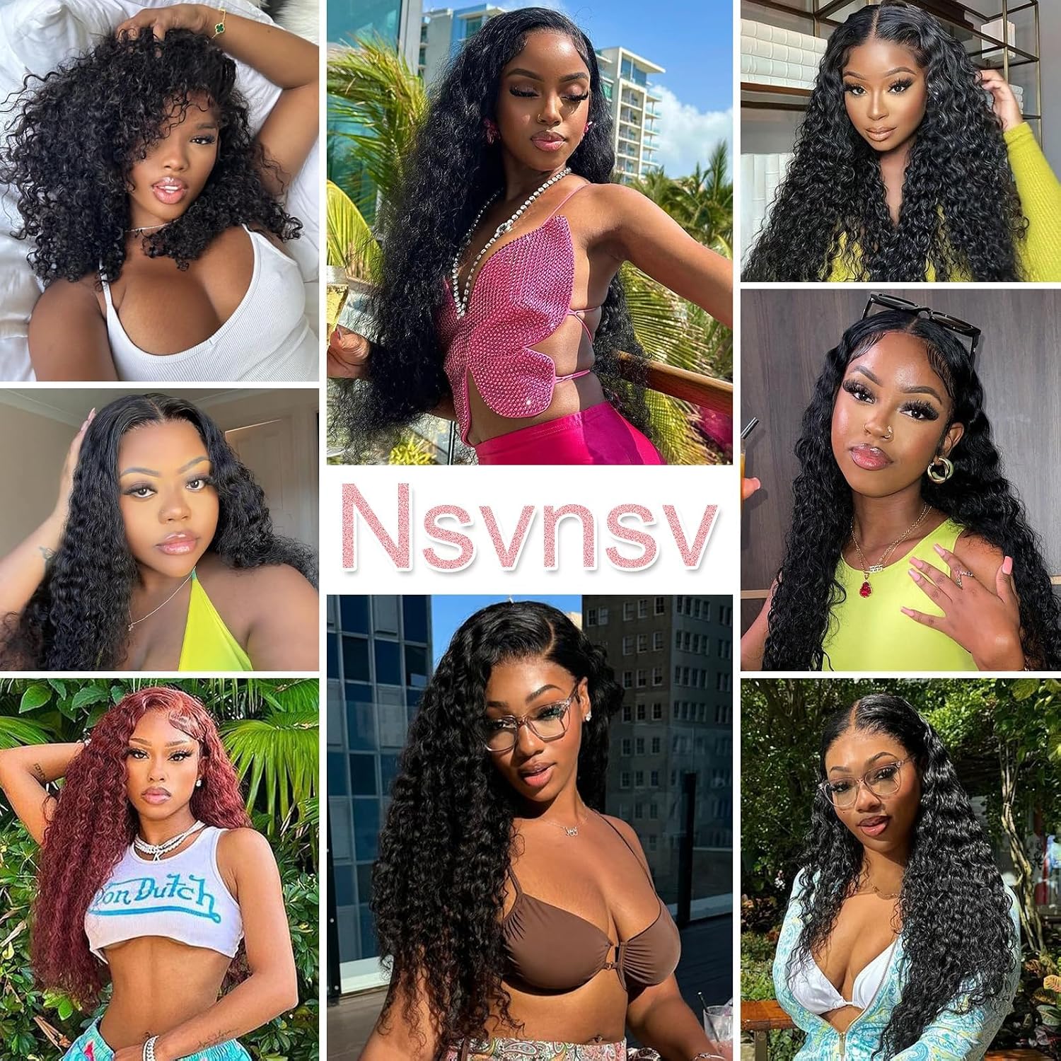 Nsvnsv 13x6 Deep Wave Lace Front Wigs Human Hair Wigs for Women 180% Density HD Transparent Deep Curly Lace Frontal Wigs Human Hair Pre Plucked with Baby Hair Natural Color 28 Inch