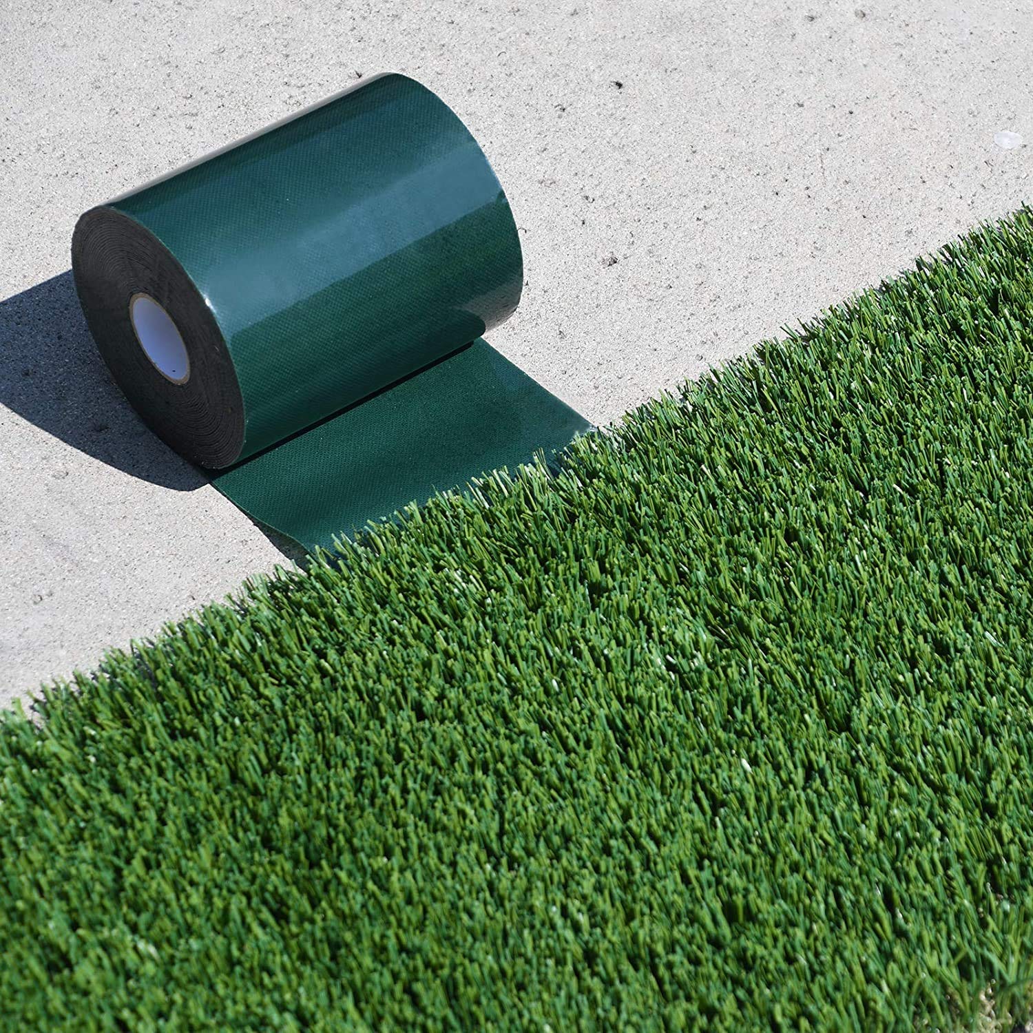 SunVilla 6''x33 dwustronna sztuczna trawa zielona łącząca mocowanie murawy samoprzylepna taśma do zszywania dywanów trawnikowych-15 cm x 33 FT (15 cm x 10 m)