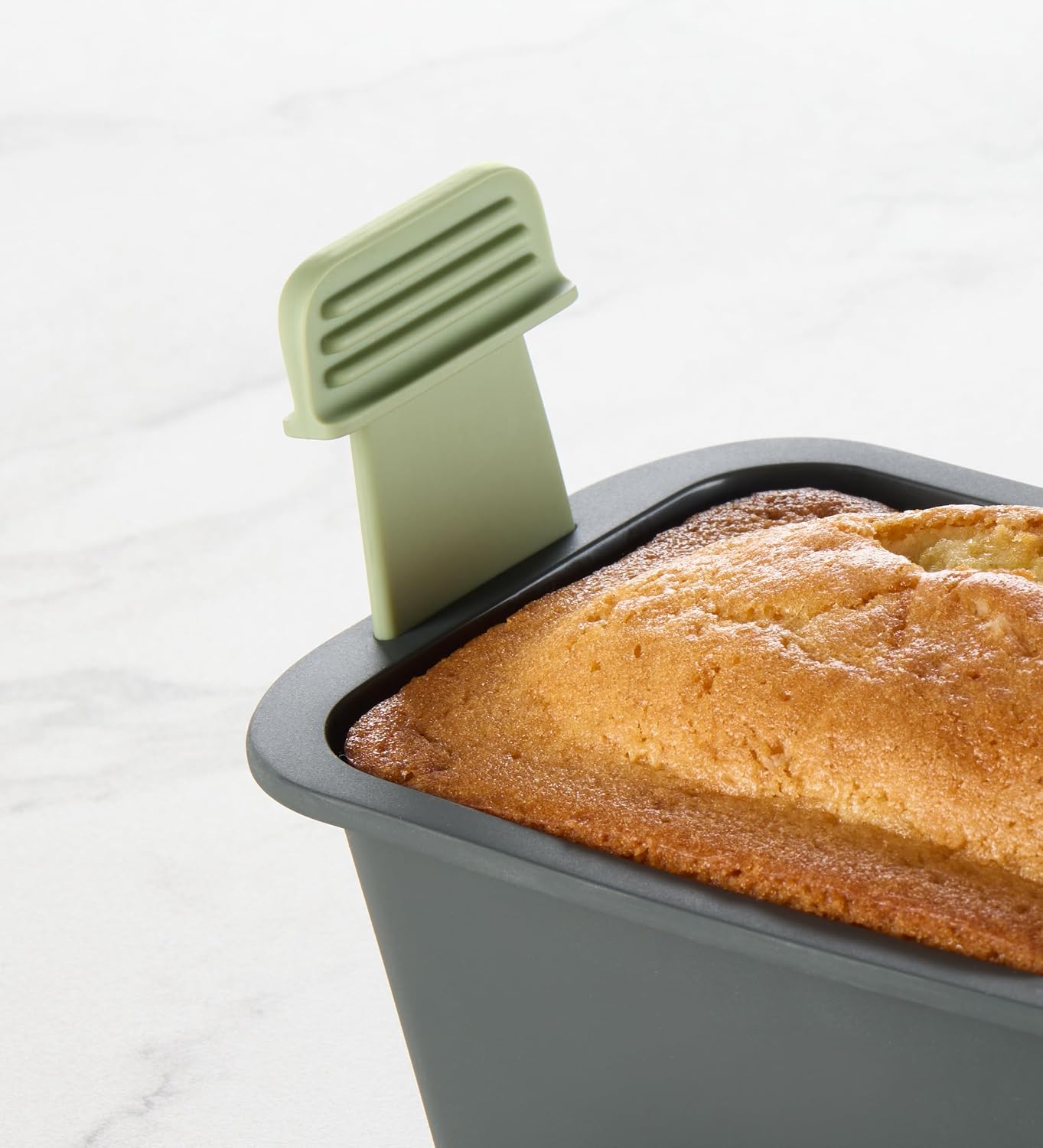 Lékué Air Fryer Rectangular Basket - 100% Platinum Silicone Baking Pan for Air Frying, Fits in Draw Tray, Handy for Separating, Pull-up Handles for Easy Removal, Flat Bottom with Drainage Grooves