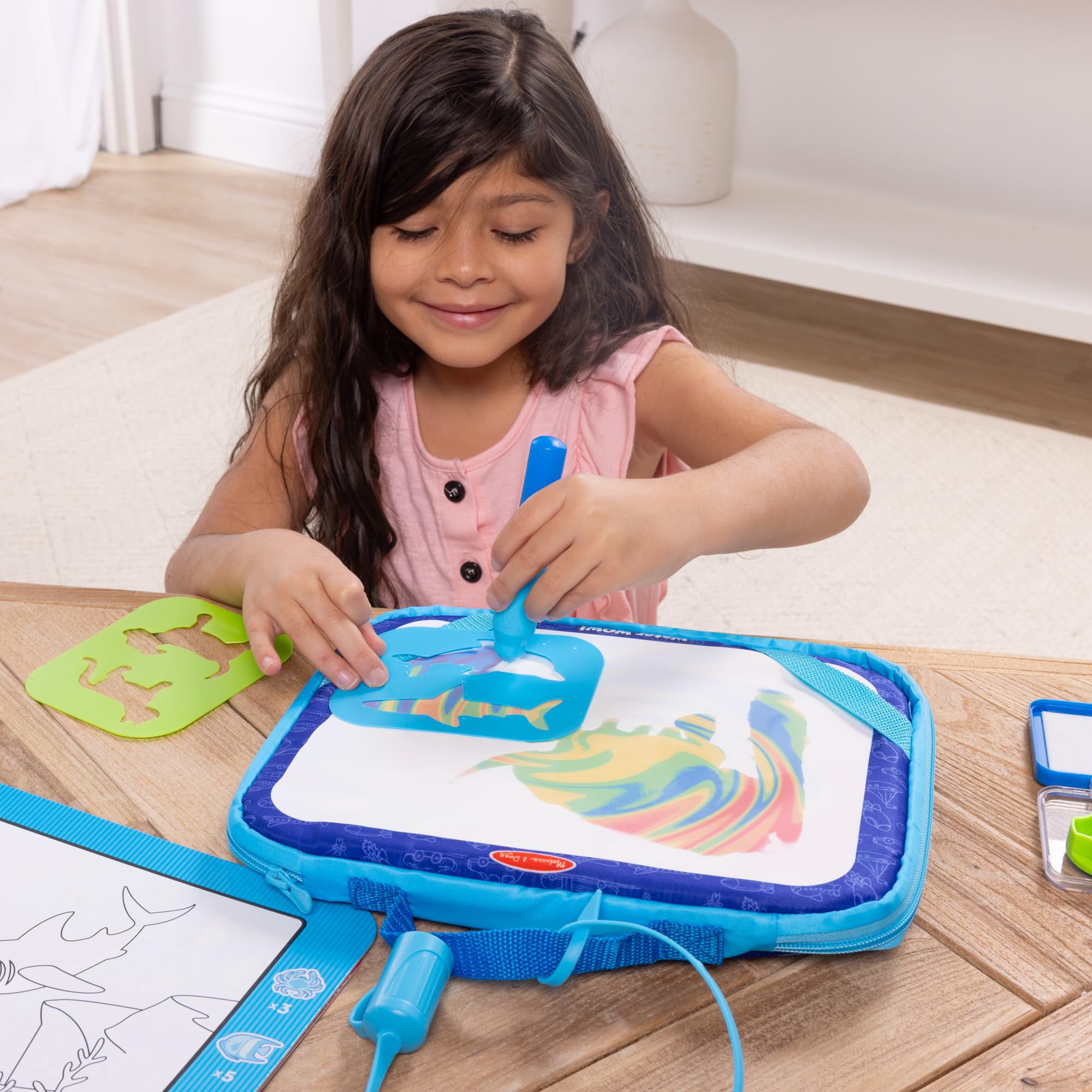 Melissa & Doug Water Wow Set da Disegno Multi attività Portatile con Colori a Sorpresa, Giocattolo da Viaggio Adatto dai 3 Anni in su