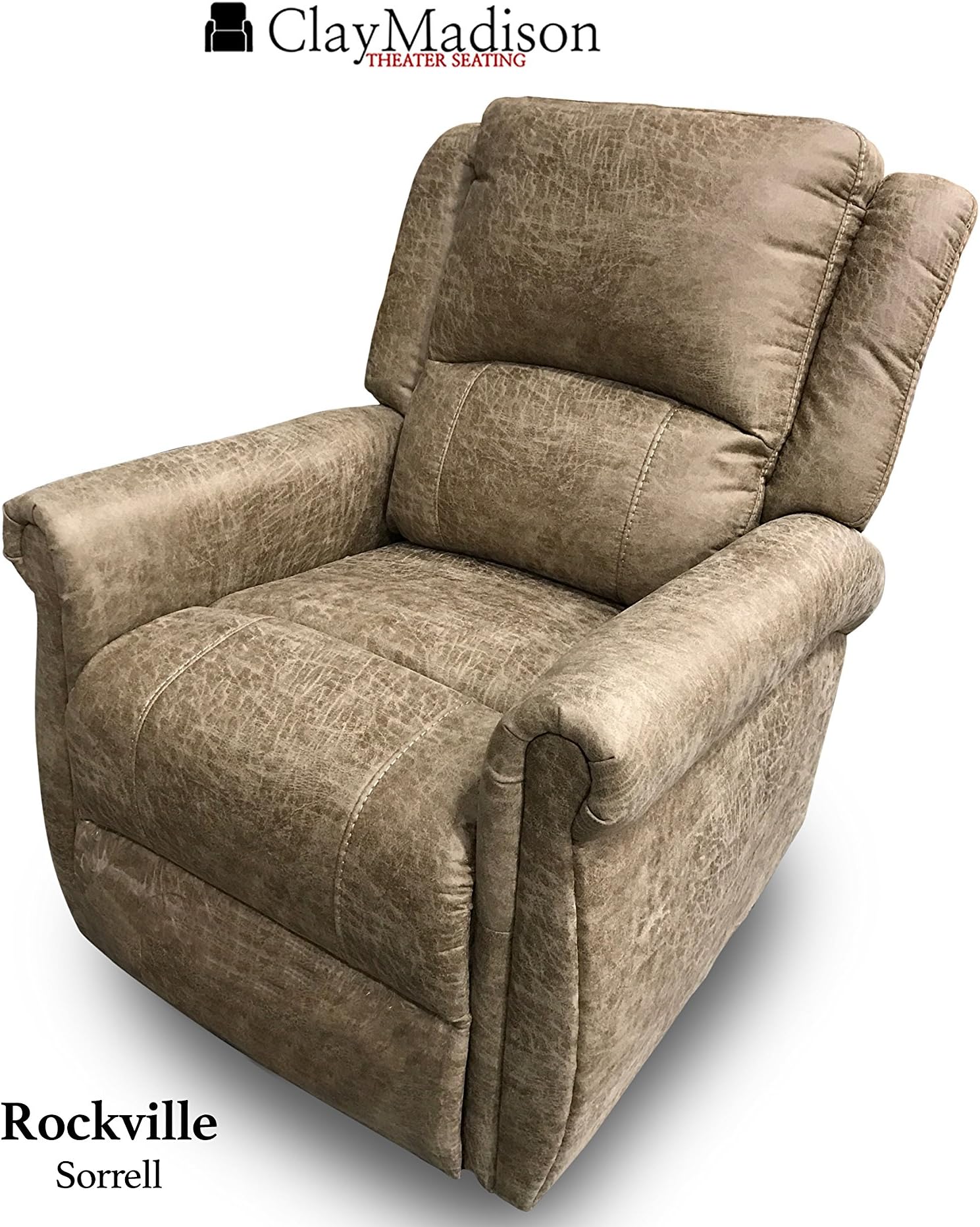 Clay Madison RV Push Back Recliner Chair, Jaleco Collection, Pushback Chair (2)