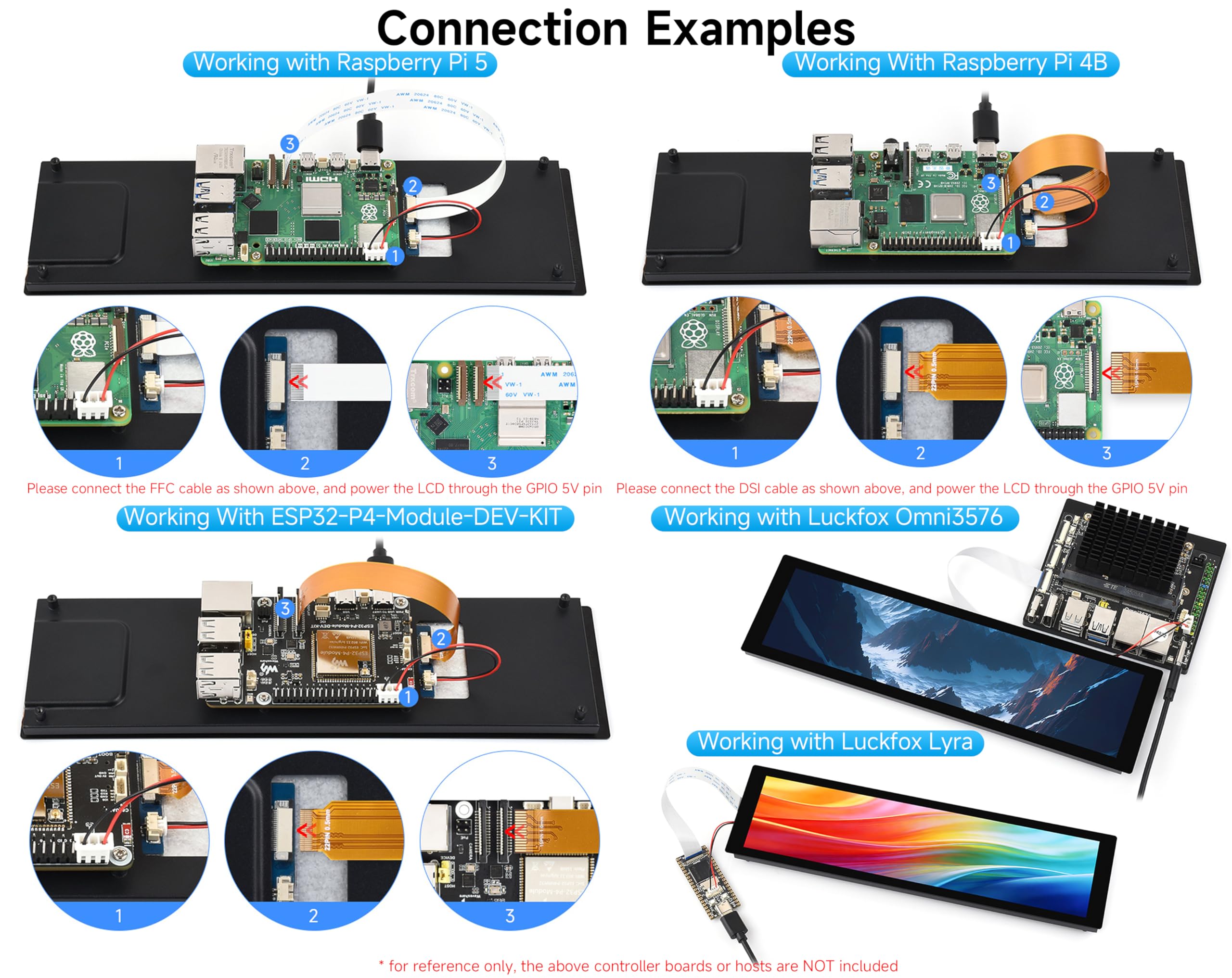 8.8inch DSI Capacitive Touch Display, IPS, 480×1920 Resolution, 10-Point Touch, Supports Backlight Adjustment Via Software, Compatible with Raspberry Pi, ESP32-P4, RK3576/3506 and CM3/3+/4/5 Boards