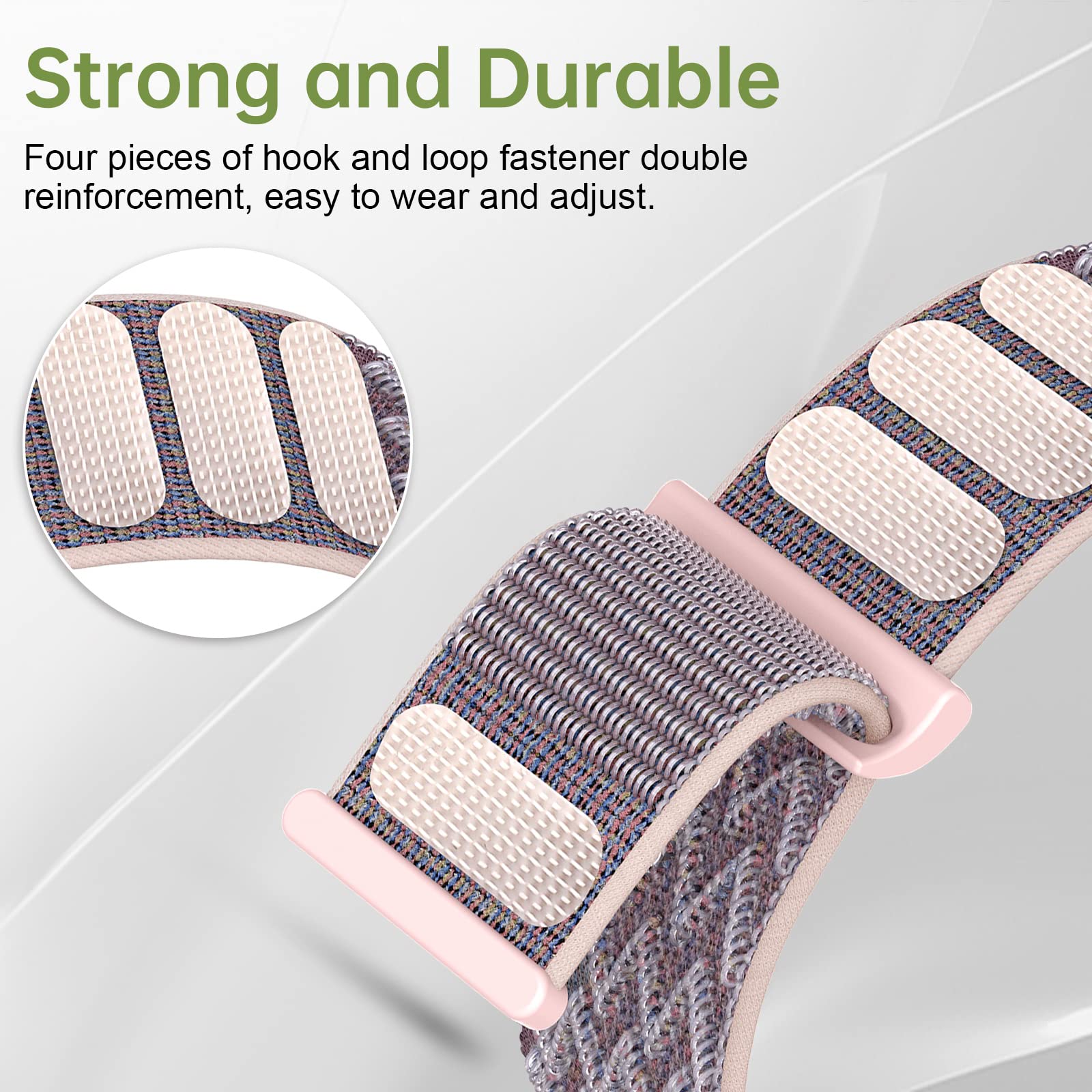 Cinturino per Amazfit GTS, 20mm Cinturino in Nylon Sportivo per Amazfit Bip 3, Bip 3 Pro, Amazfit Bip, Bip Lite, Bip U, Bip U Pro, Amazfit GTR 42mm, GTS 2 Mini, GTS 2, GTS 2e, GTS 3, GTS 4, GTS 4 Mini