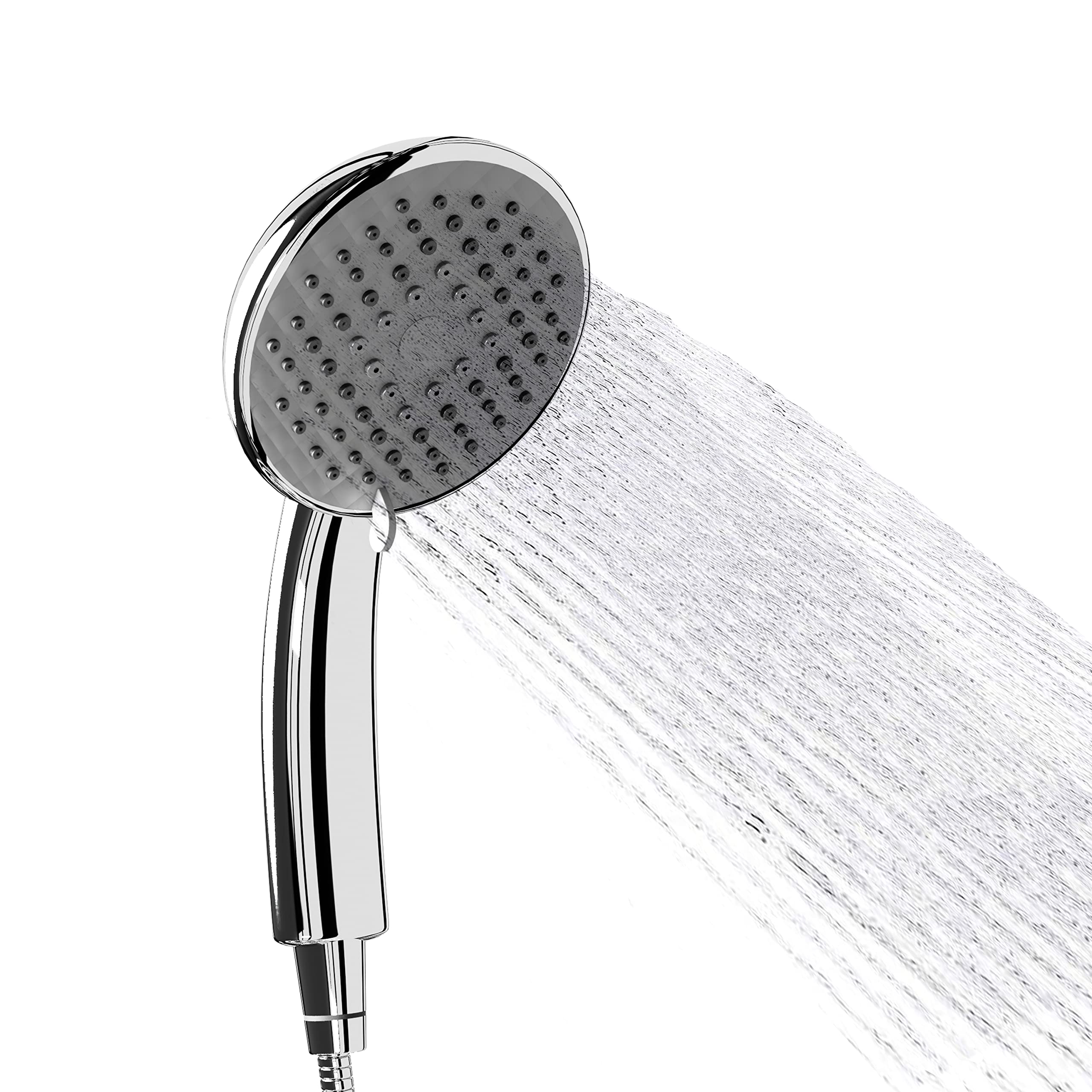 Lifelong LLBAHHS09 ABS 5-Function Hand Shower with 1.5 Meter Flexible Tube and Wall Hook, Chrome Finish