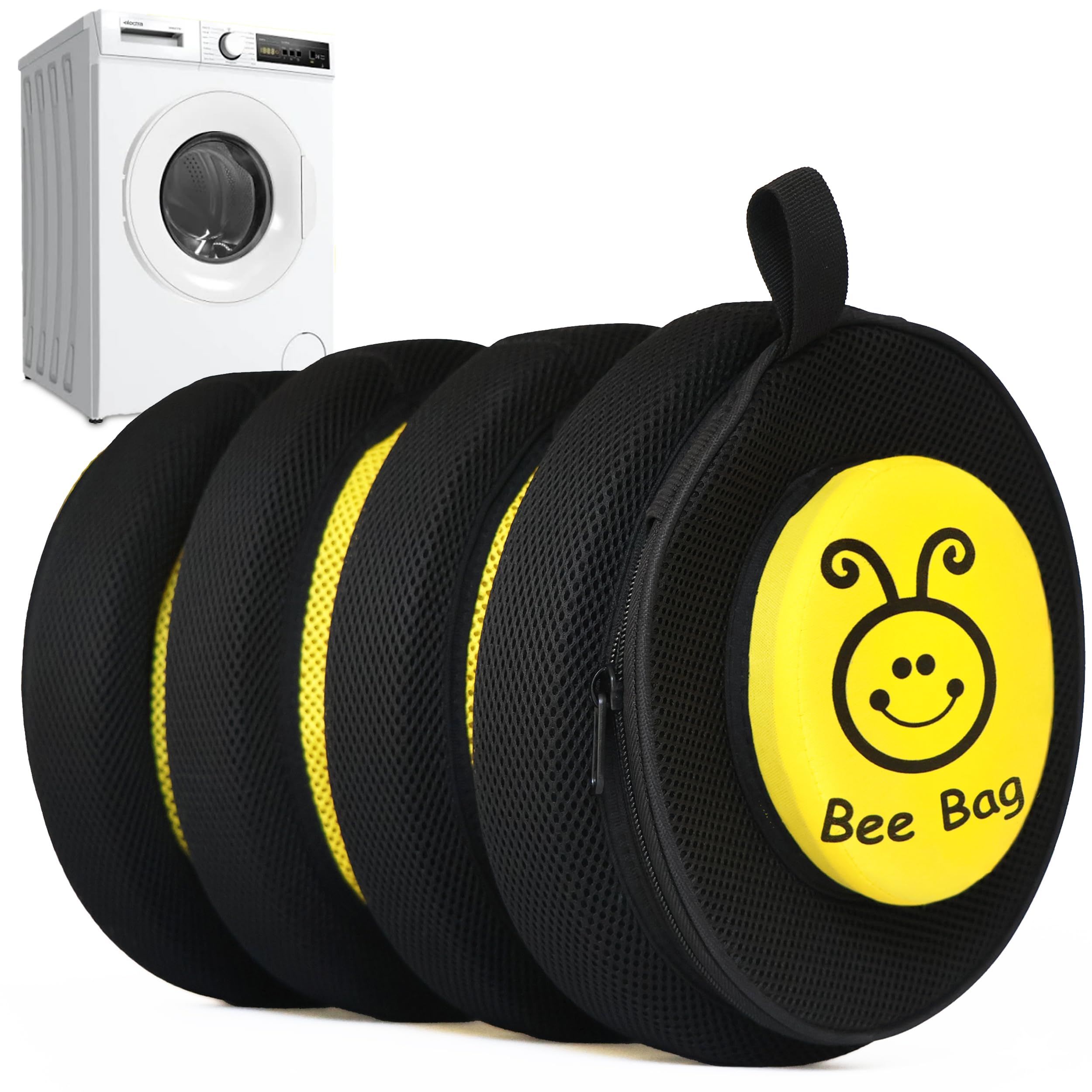 Bee Bag Trainer & Shoe Washing Machine Laundry Bag | Protects Washing Machines While Washing Trainers, Delicates & Pet Gear
