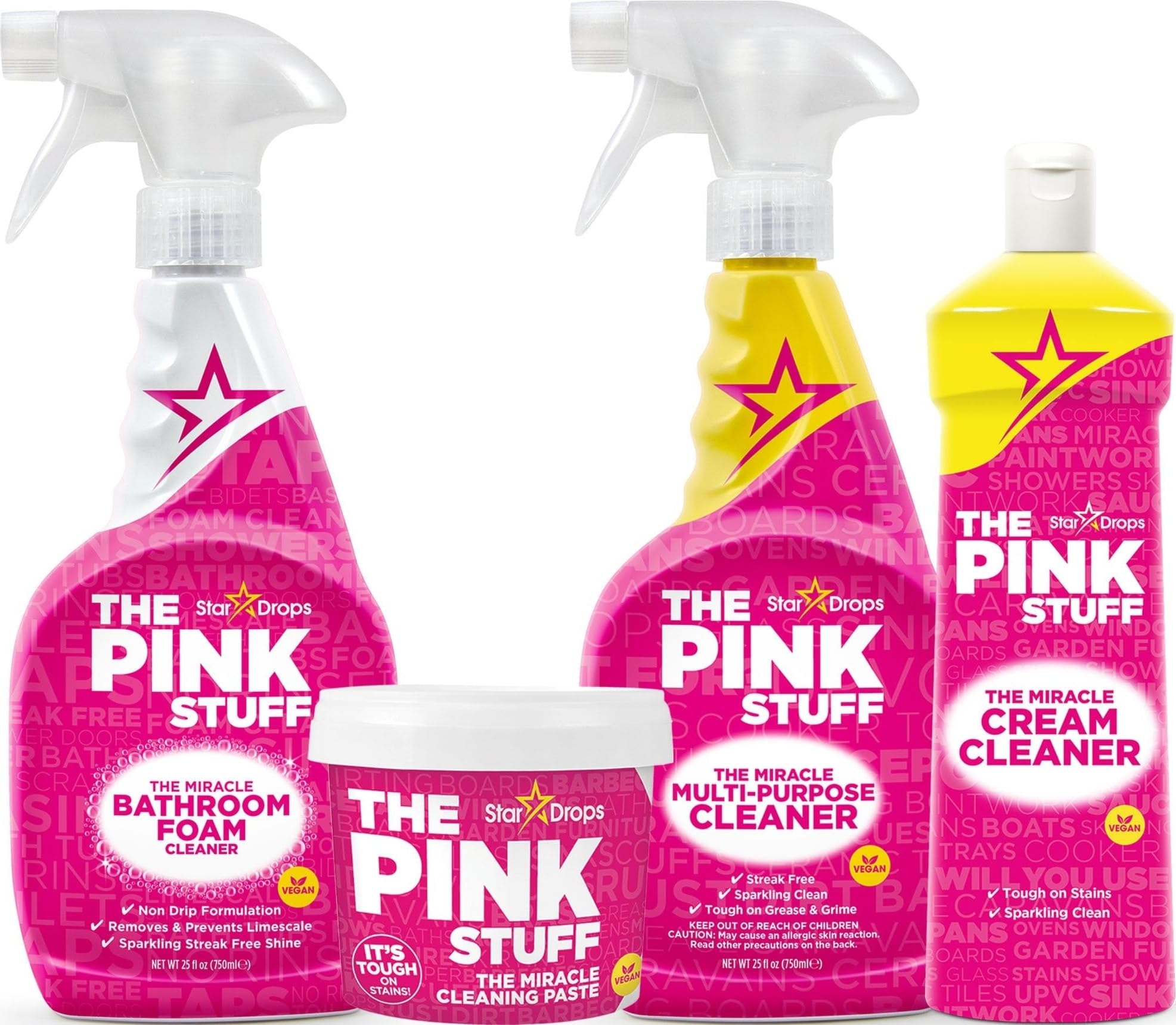 Stardrops The Pink Stuff Miracle Cleaning Bundle