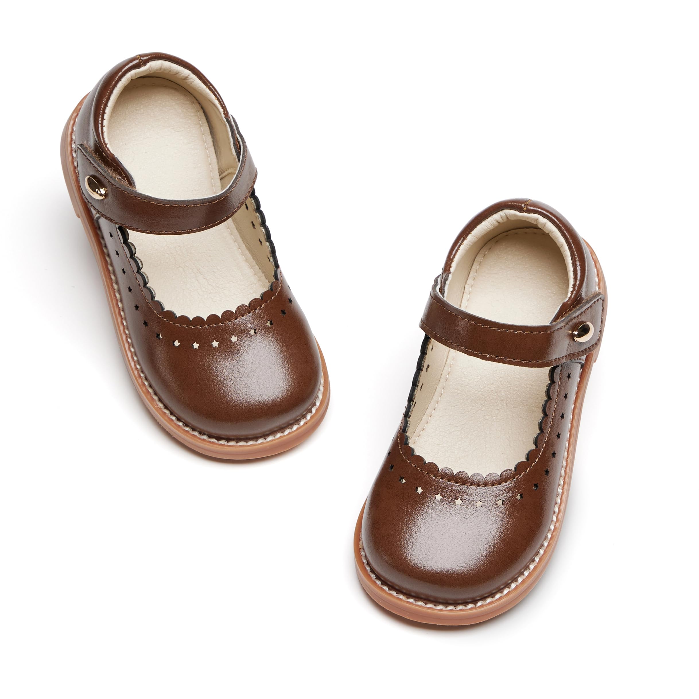 ESTINE Toddler Kids School Uniform Oxford-Little Girls Dress Party Shoes
