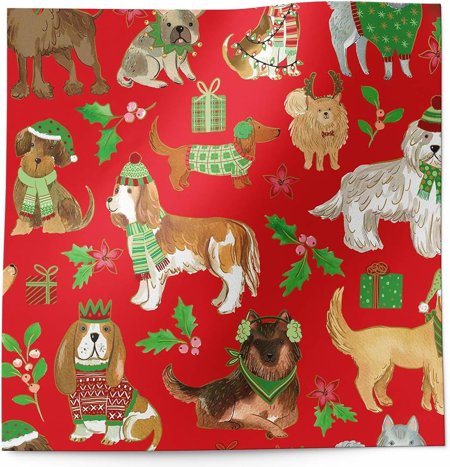Festive Dogs Tissue Paper - 20in. X 30in. (24 Sheets)
