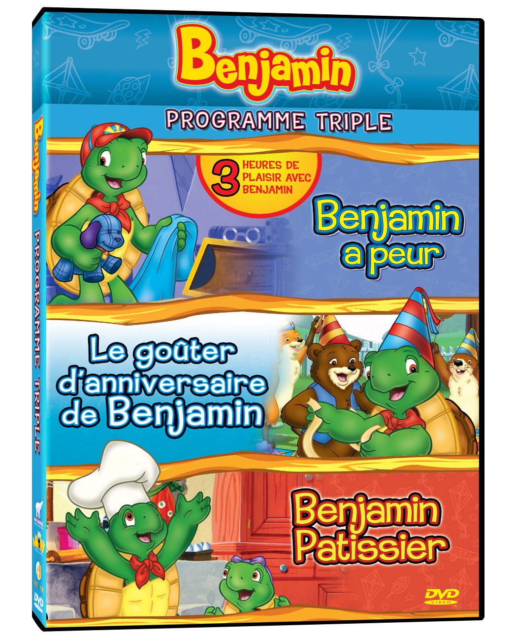 Benjamin Programme Triple - Le goûter d’anniversaire de Benjamin/Benjamin et la nuit/Benjamin Patissier [DVD]