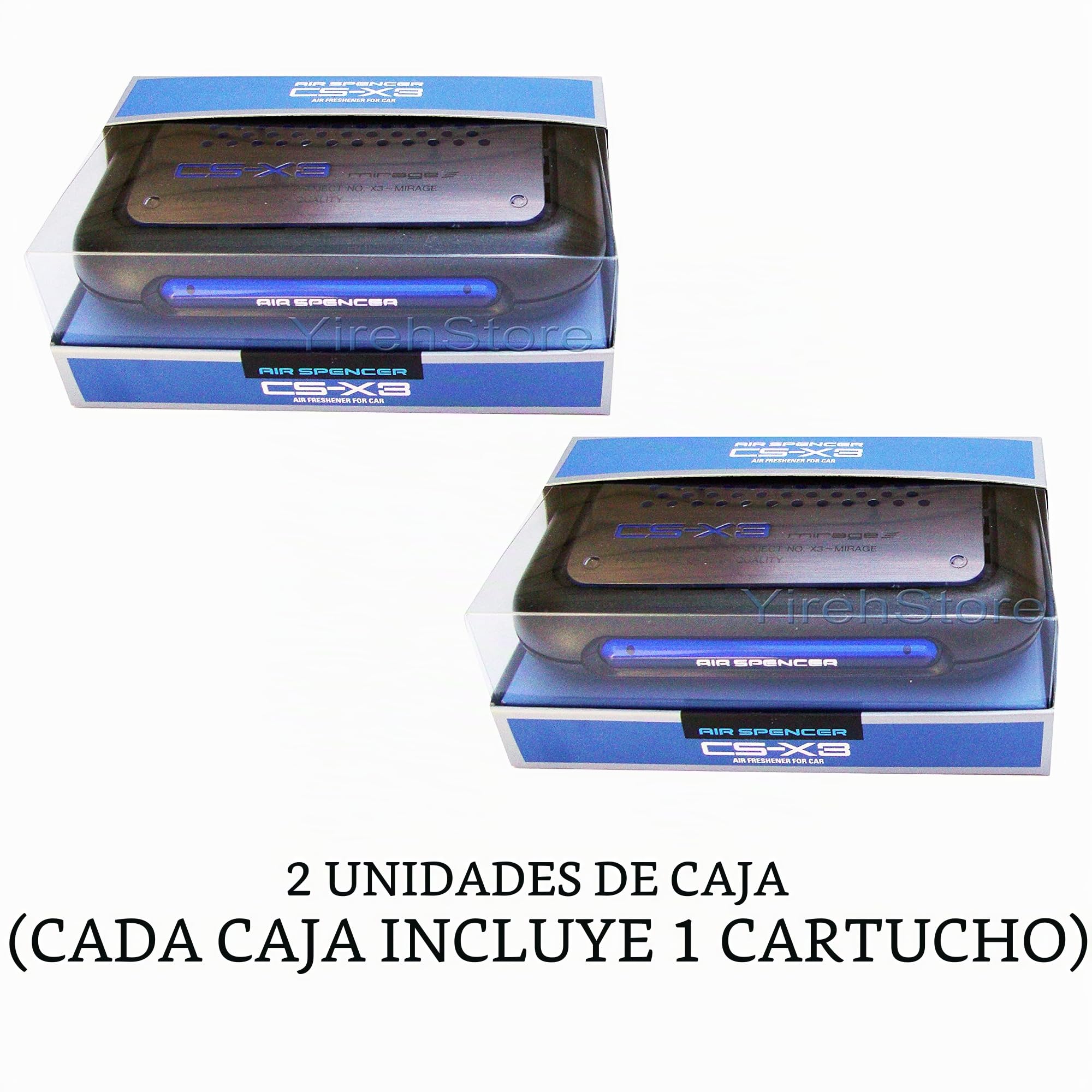 CS-X3 CSX3 - Ambientador para coche (2 fundas H4) y 2 recambios (C-10) Eikosha Japón