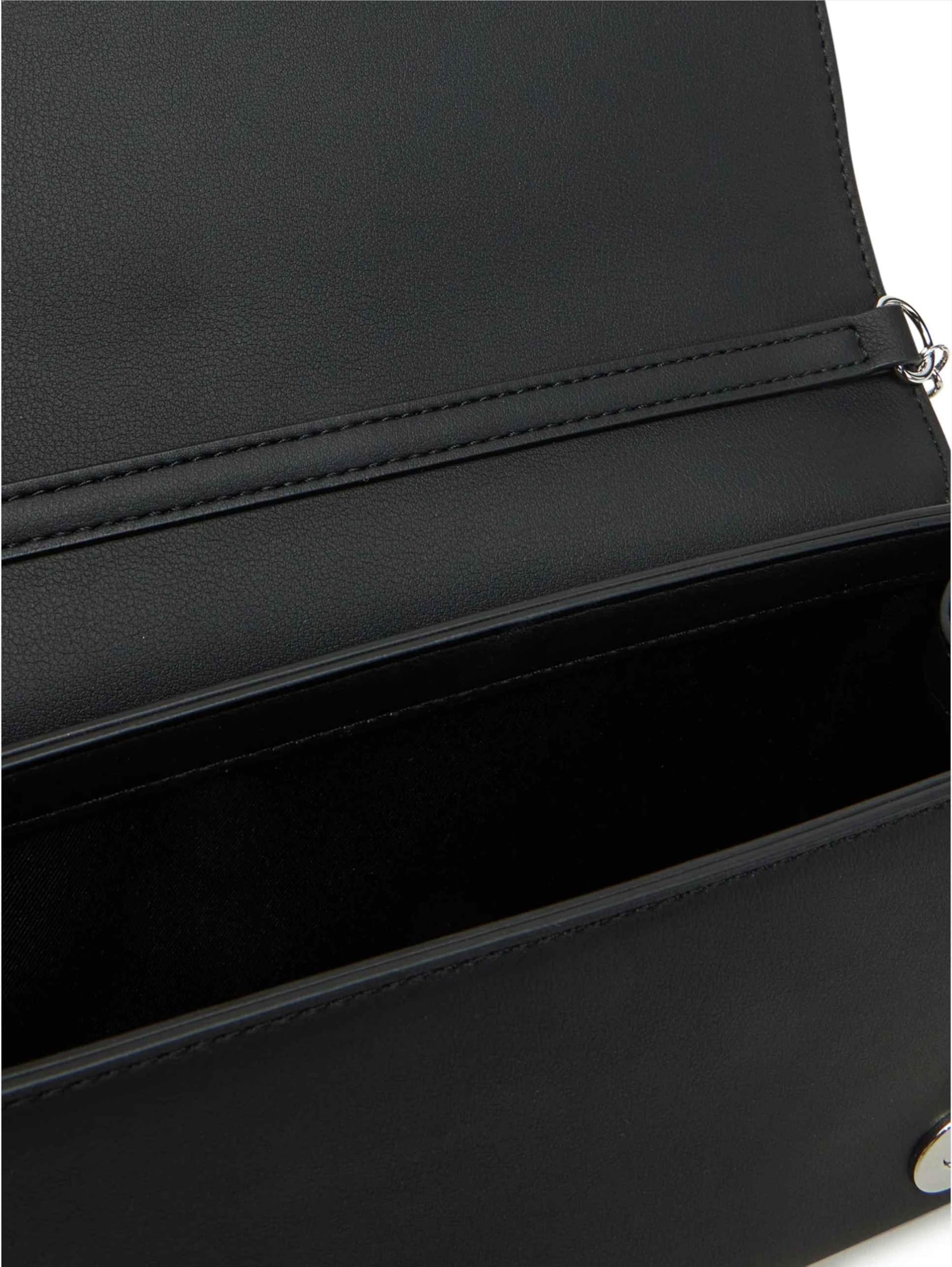 Love Moschino BORSA PU GRS NERO GALV.NIKEL