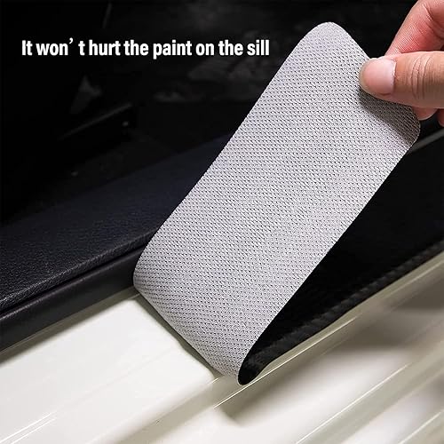 Miniatura 4 de Protector de umbral de puerta de automóvil para Nissan Altima, protector de entrada de puerta, vinilo reflectante de fibra de carbono de vinilo para