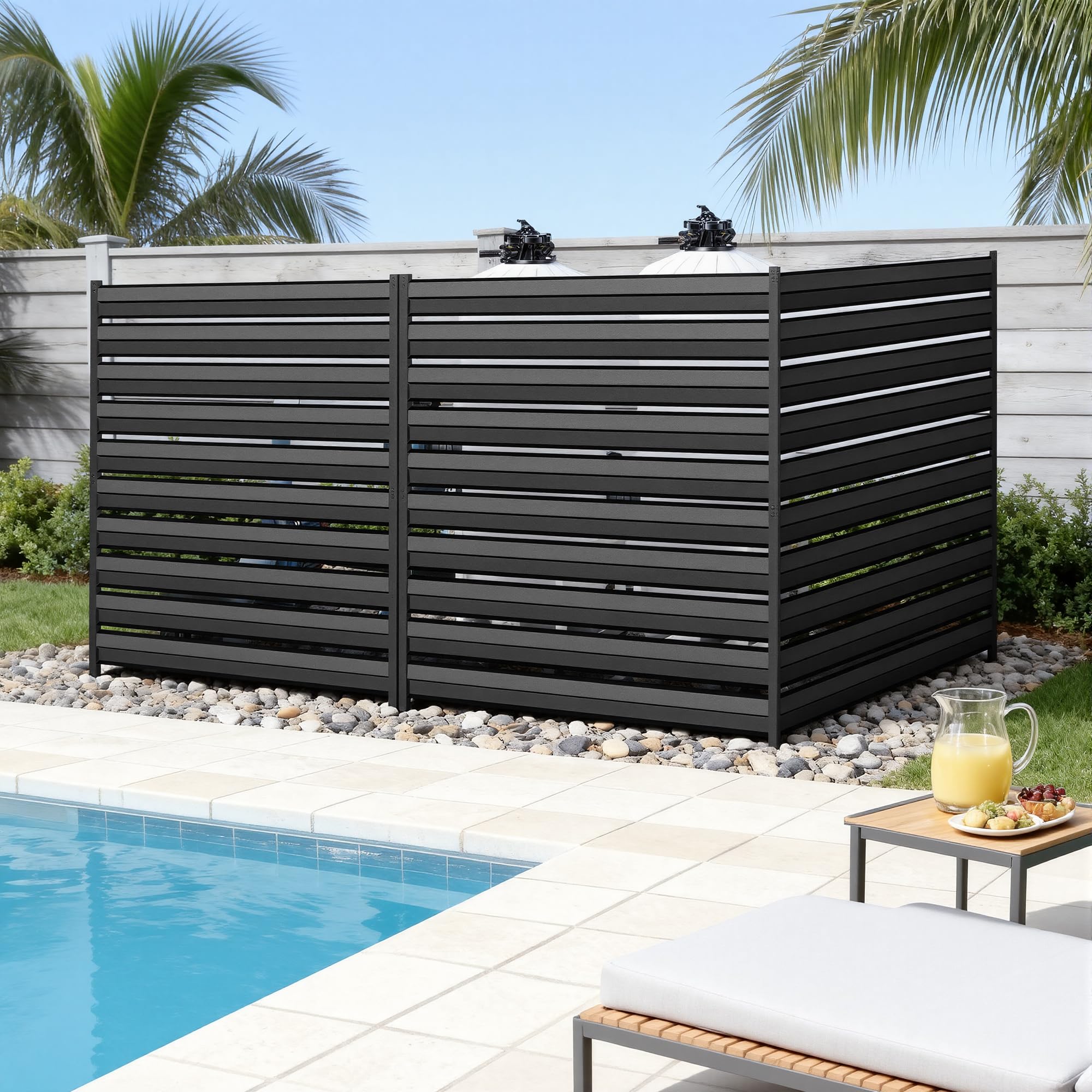 GILPWA 42 H 3-Panel Metal Fence