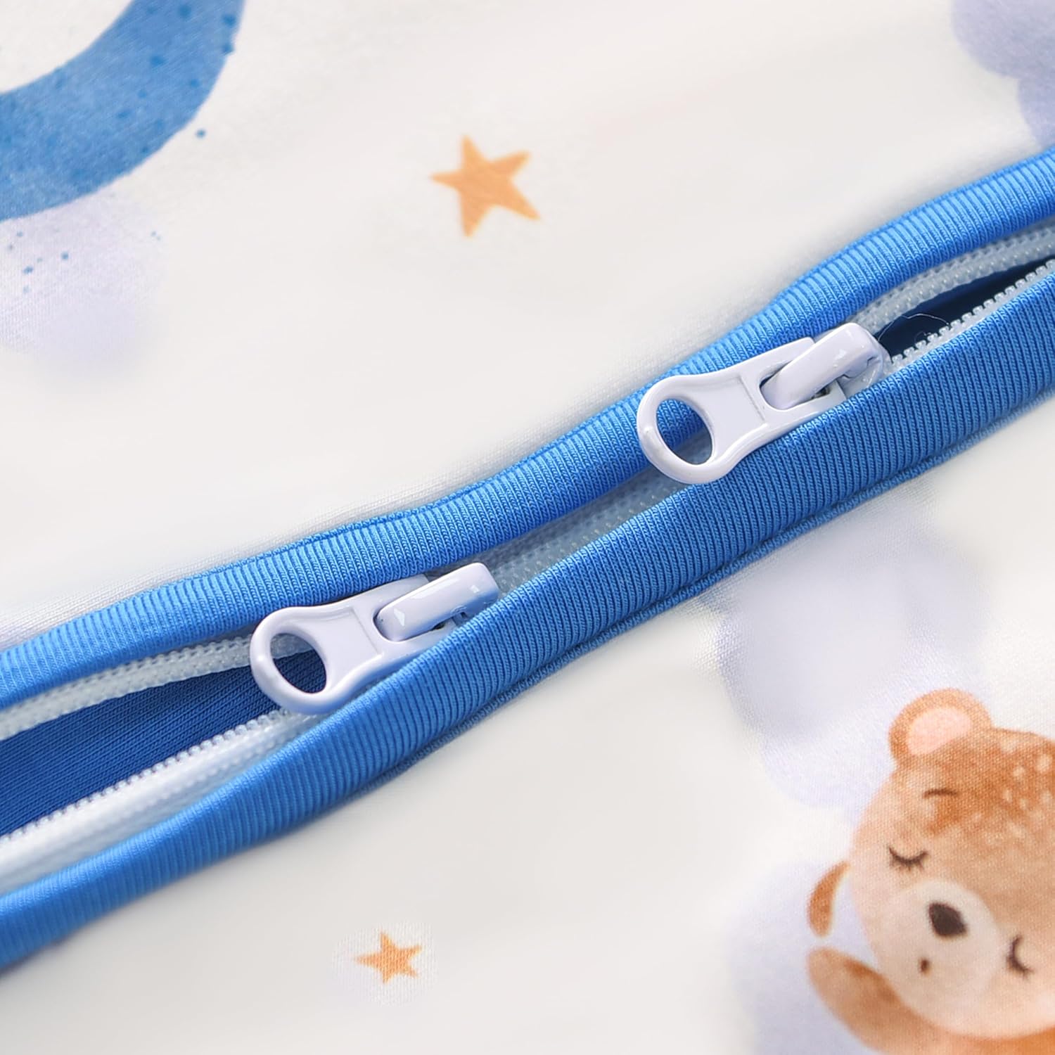 Baby/Toddler Sleep Sack with Legs, Rayon from Bamboo 95% + 5% Spandex, 1.0 TOG, 2‑Way Zipper Sleeping Bag, Walker‑Friendly 18-36M - Image 7