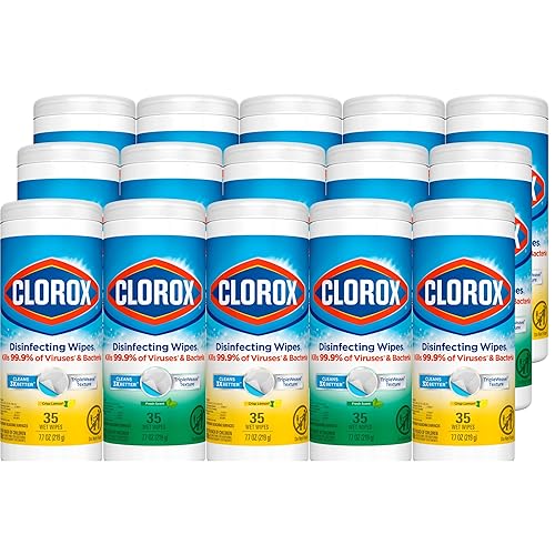 Clorox 30112 - Toallitas desinfectantes, aroma fresco a limón (525 unidades)