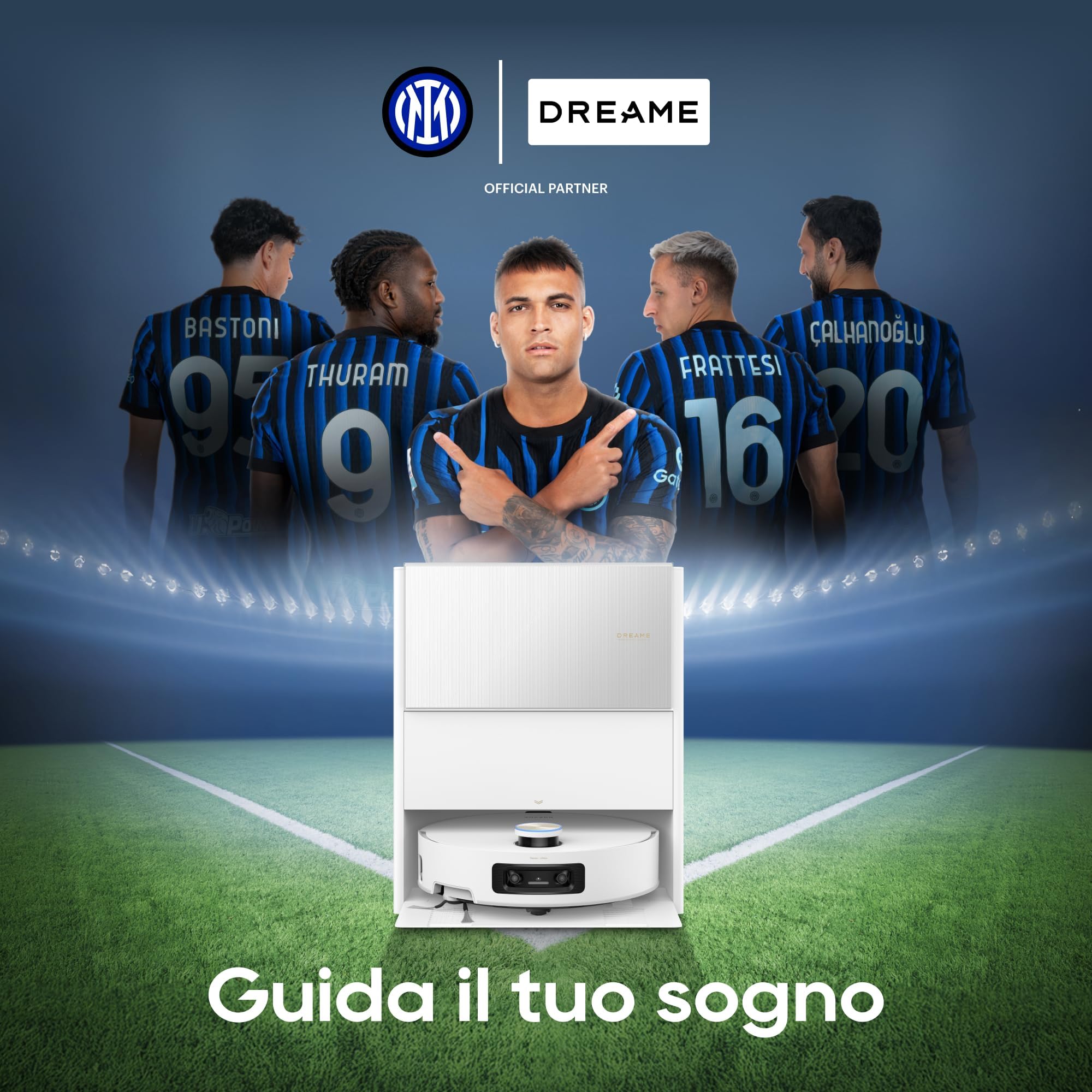 DREAME Aqua10 Ultra Roller Complete Robot Aspirapolvere, Autopulizia Rullo, Supera Ostacoli da 8cm, Auto-Svuotamento, Aspirazione 30.000 Pa, Evita Oltre 240 Oggetti, Controllo Vocale Intelligente