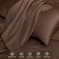 Vista 65 de MooMee Queen Duvet Cover Set, 100% Extra Long Staple Cotton 600 Thread Count Sateen Silky Soft Breathable Durable Luxury Hotel Quality Bedding Set