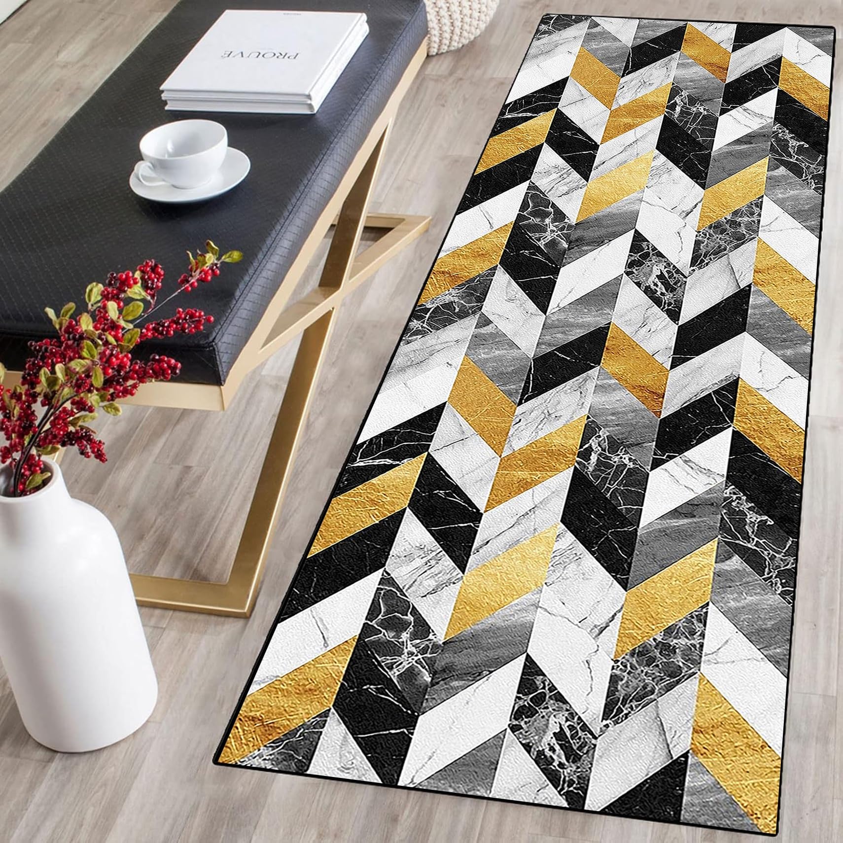 Tapis couloir antidérapant pour éviter les glissades sur sol humide