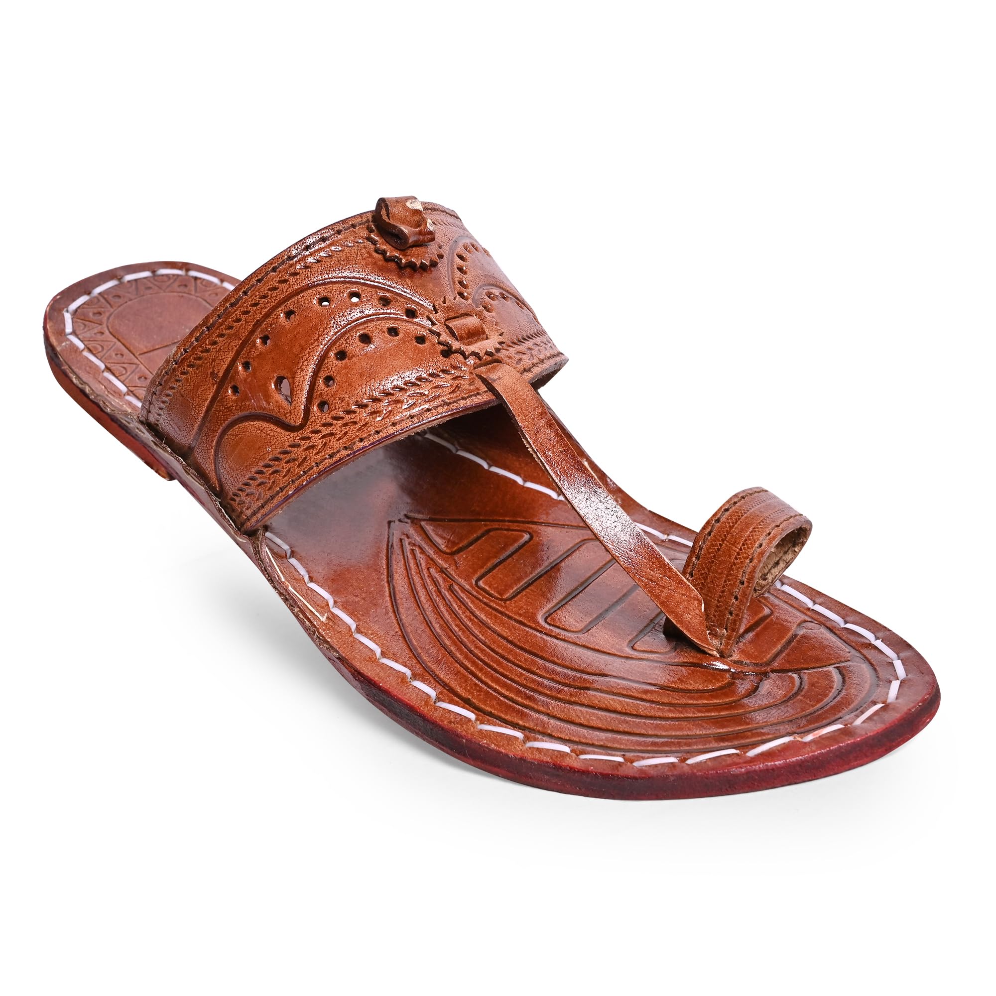 Royal Khwaab Mens Kolhapuri Chappal/Mens Leather Chappal (Brown, Numeric_11) (B08VSCYKJF) Amazon Price History, Amazon Price Tracker