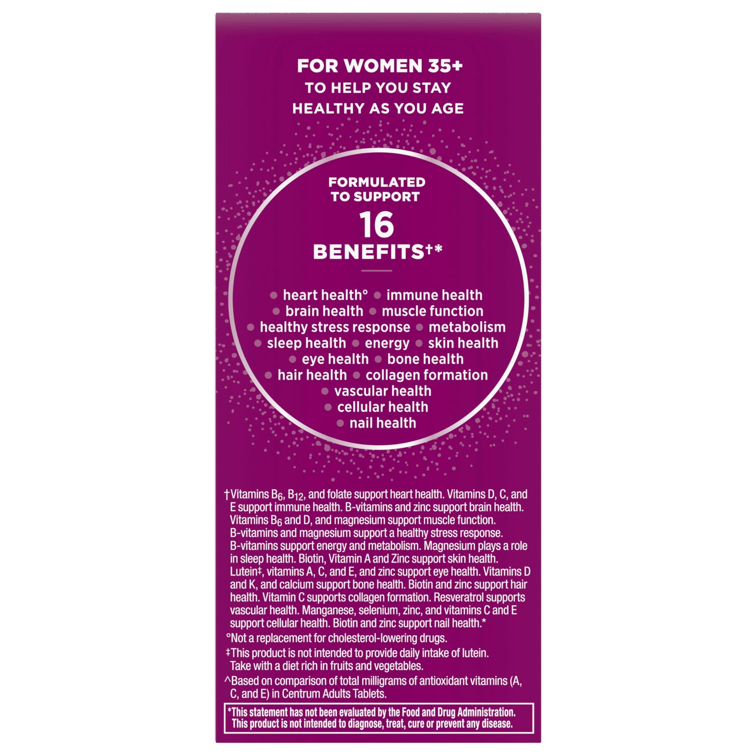 Centrum Age Defy for Women 35 and Over, 60 Tablets — Amazon image 15